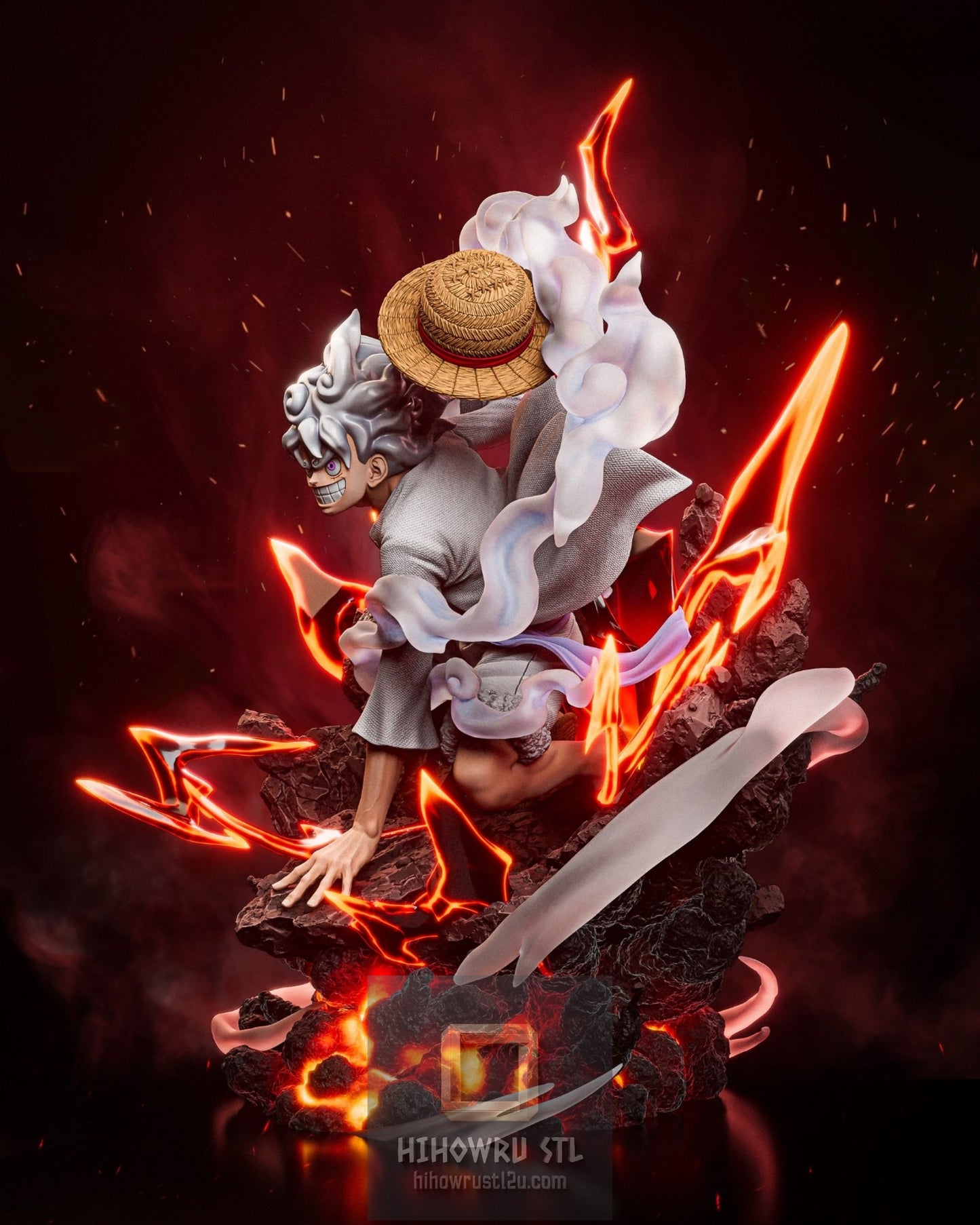 5396 Luffy Gear 5 - One Piece - STL 3D Print Files