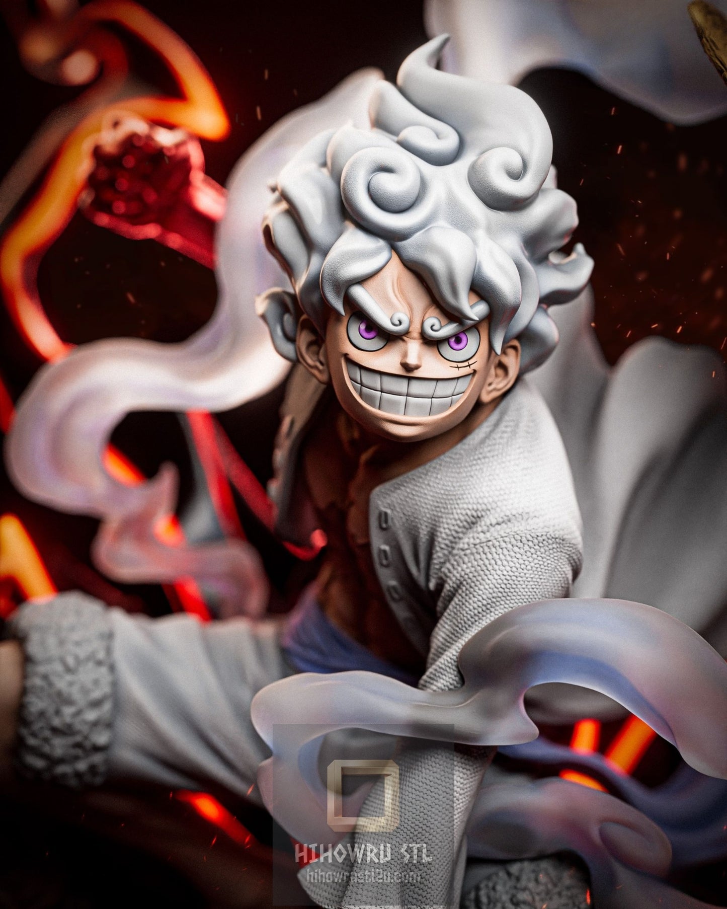 5396 Luffy Gear 5 - One Piece - STL 3D Print Files