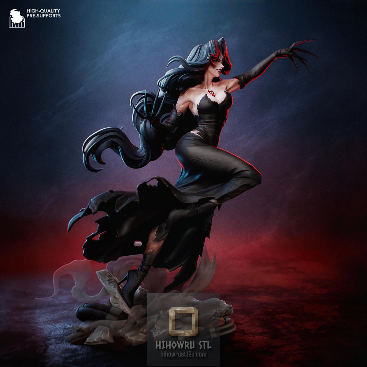 5628 Lust - Fullmetal Alchemist - STL 3D Print Files