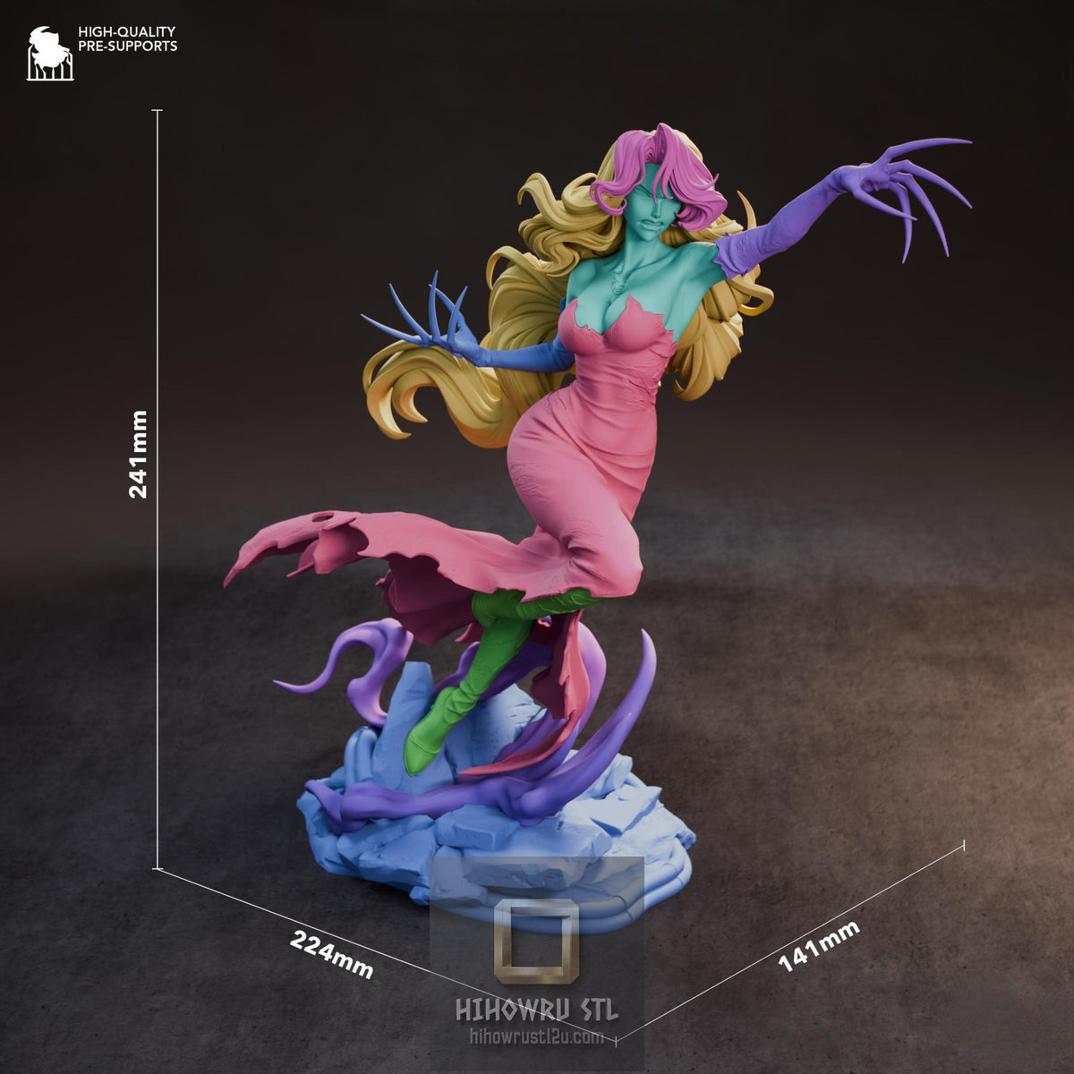 5628 Lust - Fullmetal Alchemist - STL 3D Print Files