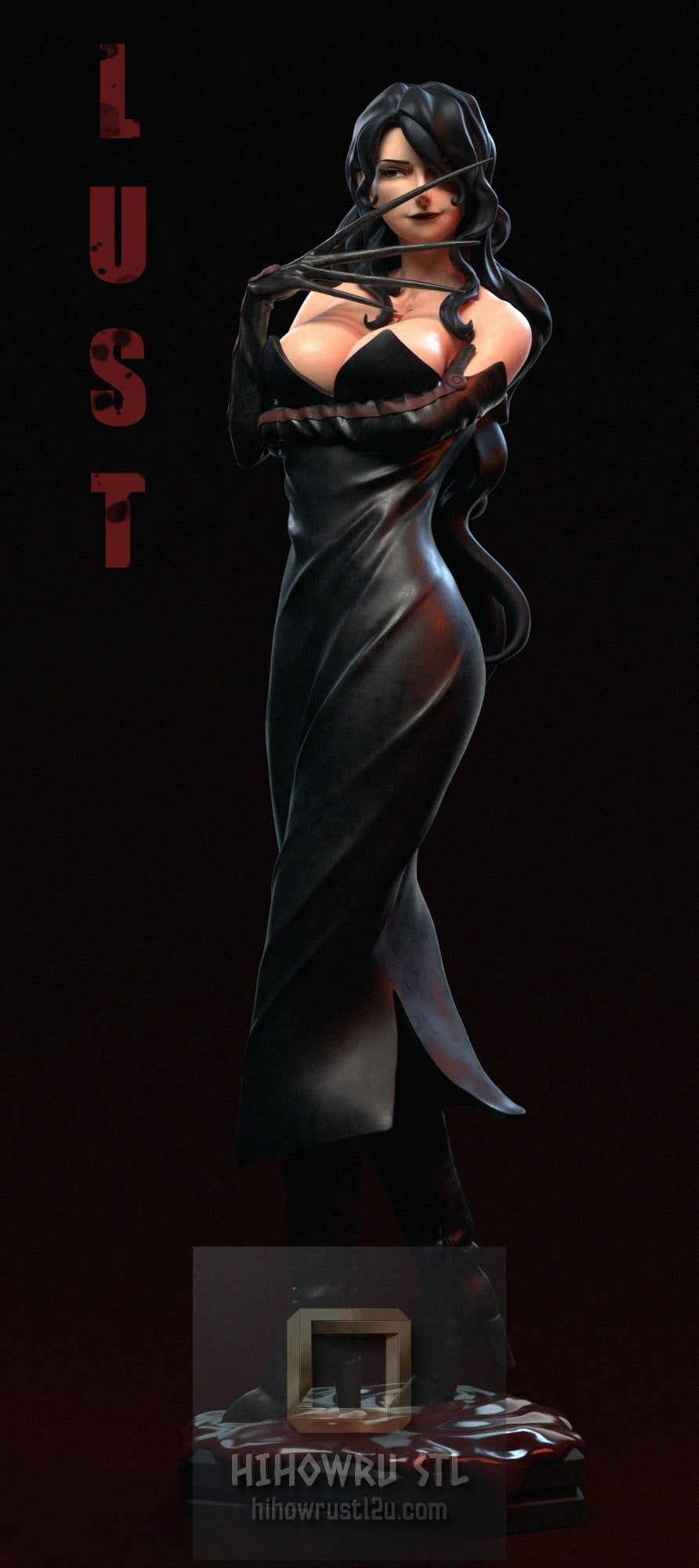5071 Lust - Fullmetal Alchemist - STL 3D Print Files