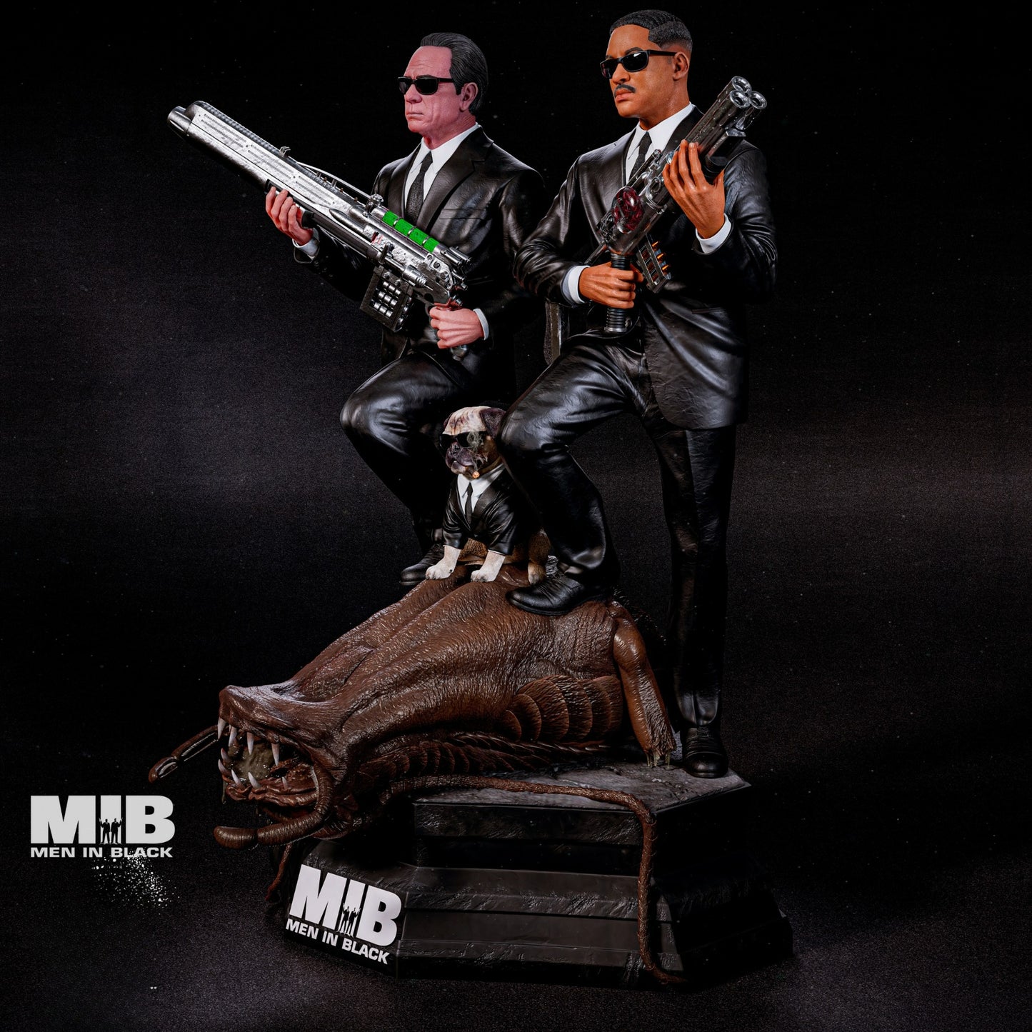 3222 Men in Black Diorama - STL 3D Print Files