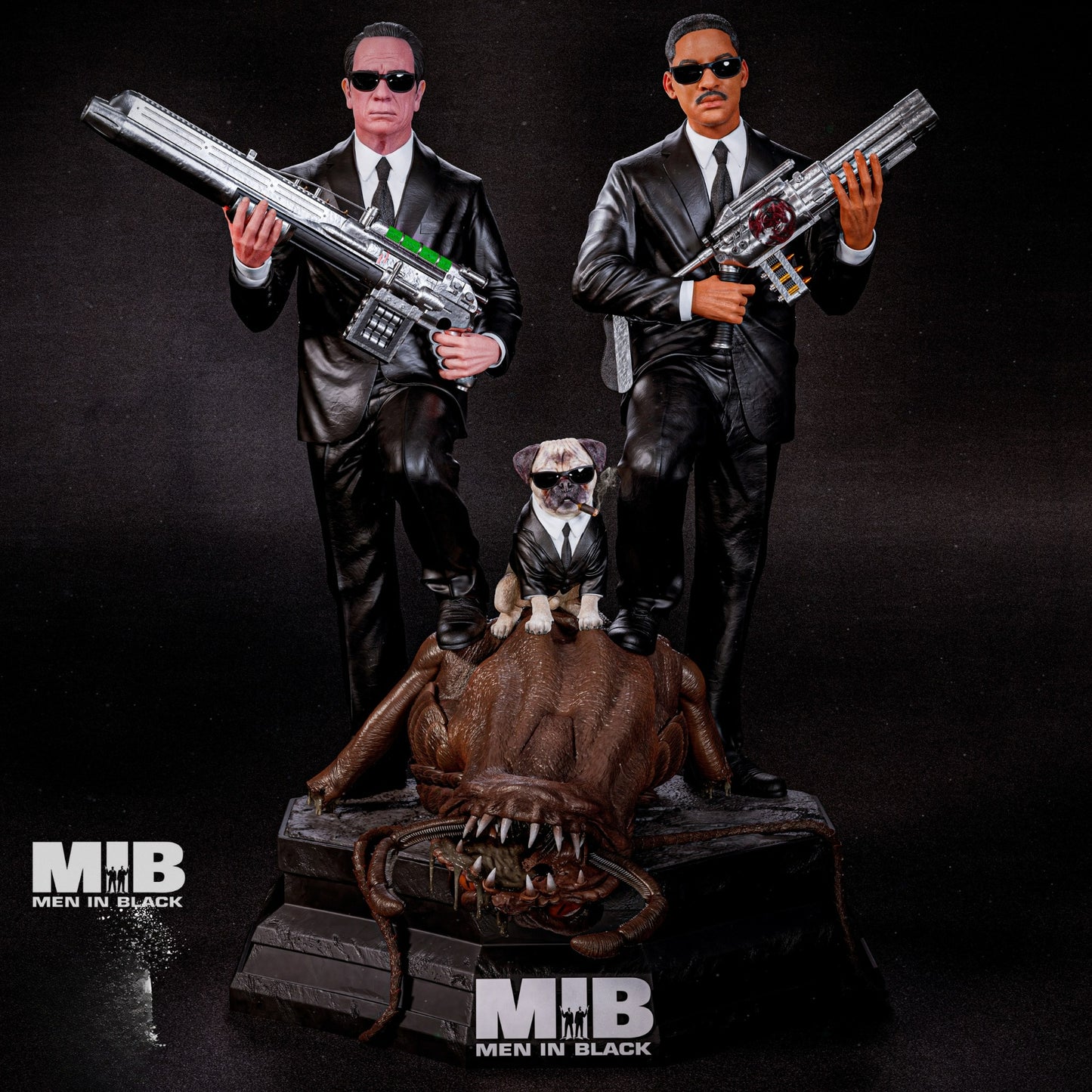 3222 Men in Black Diorama - STL 3D Print Files