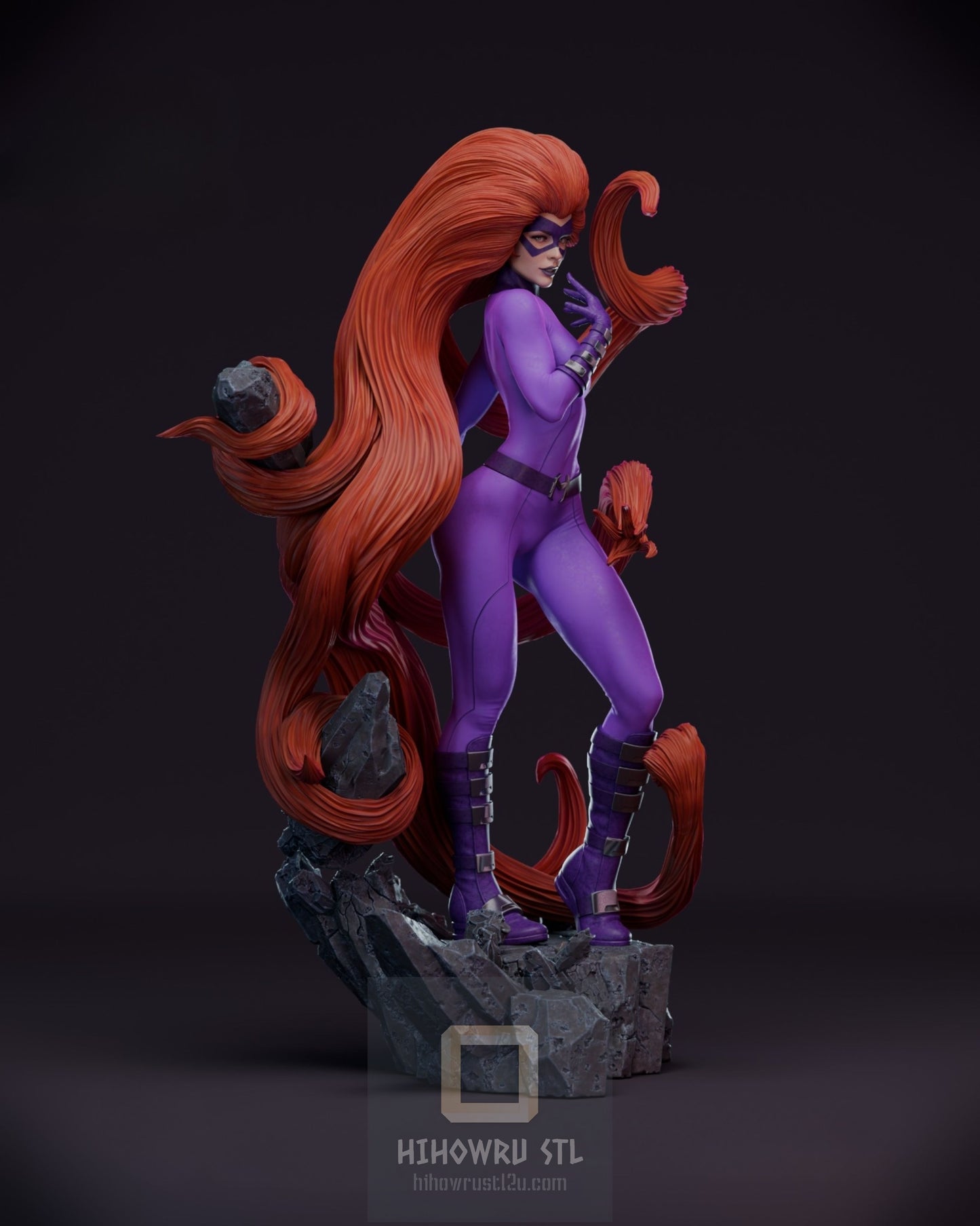 4531 Black Bolt and Medusa - Marvel Comics - STL 3D Print Files