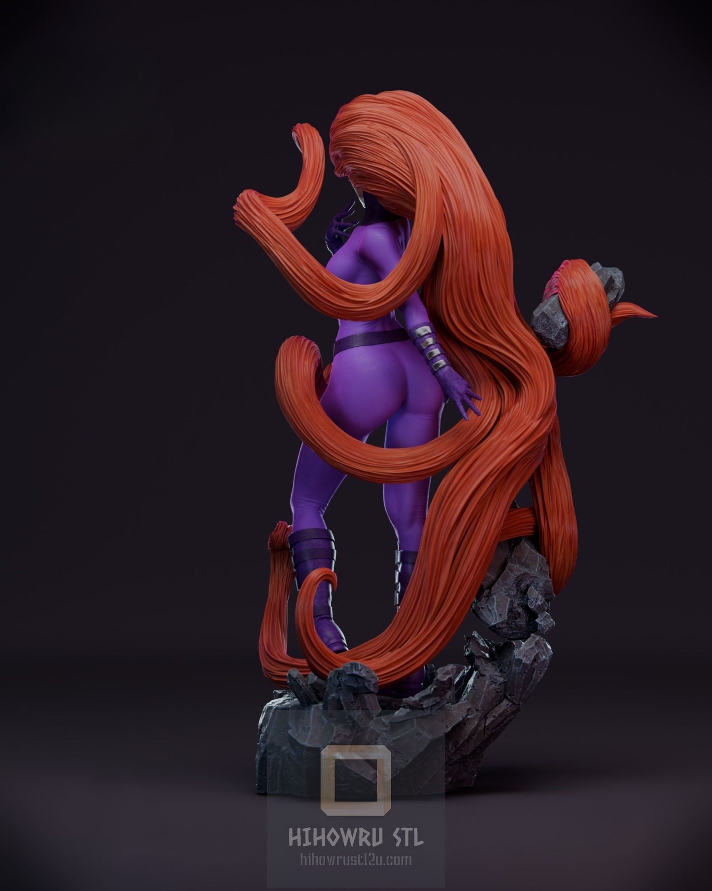 4531 Black Bolt and Medusa - Marvel Comics - STL 3D Print Files