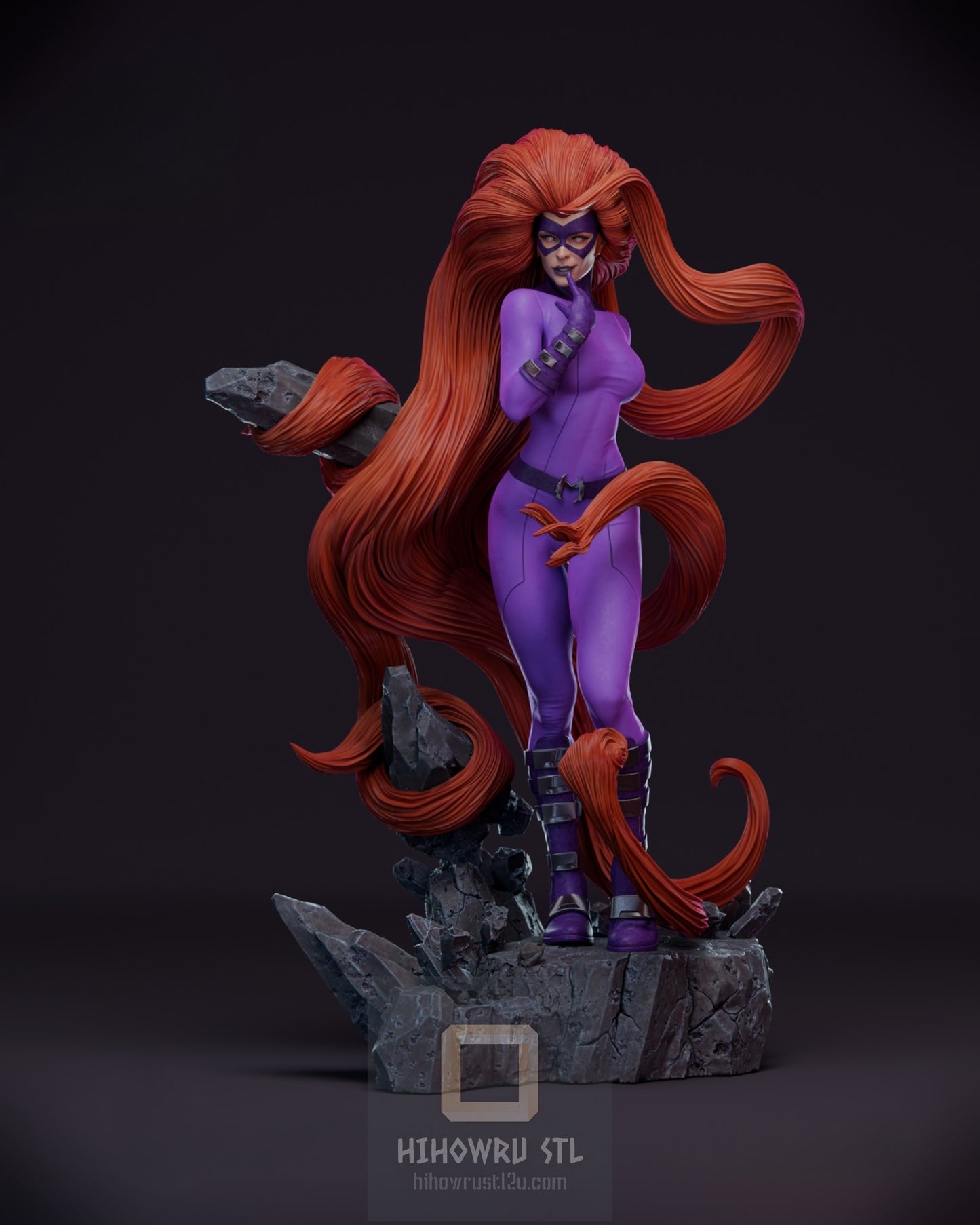 4531 Black Bolt and Medusa - Marvel Comics - STL 3D Print Files