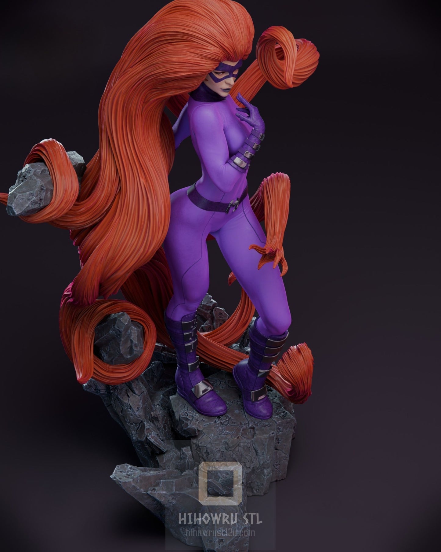 4531 Black Bolt and Medusa - Marvel Comics - STL 3D Print Files