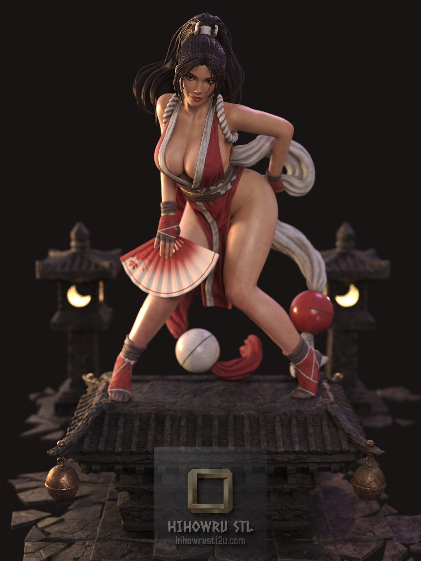 5468 Mai Shiranui - King of Fighters - STL 3D Print Files
