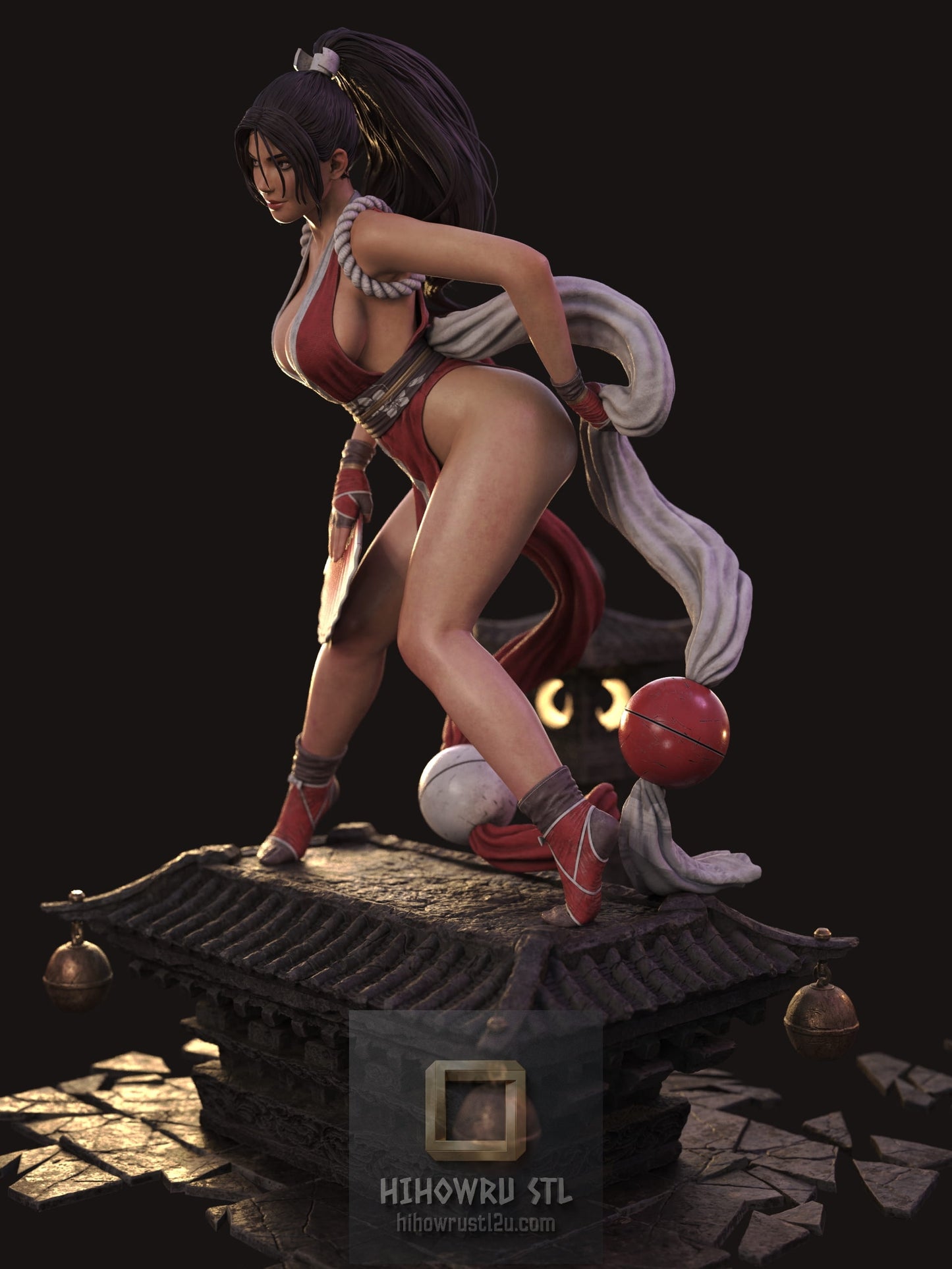 5468 Mai Shiranui - King of Fighters - STL 3D Print Files