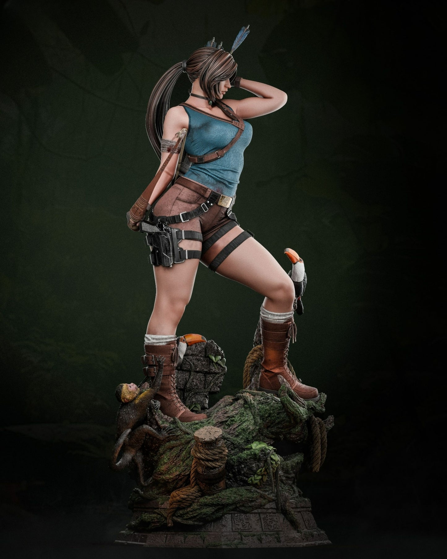 2859 Lara Croft - Tomb Raider - STL 3D Print Files