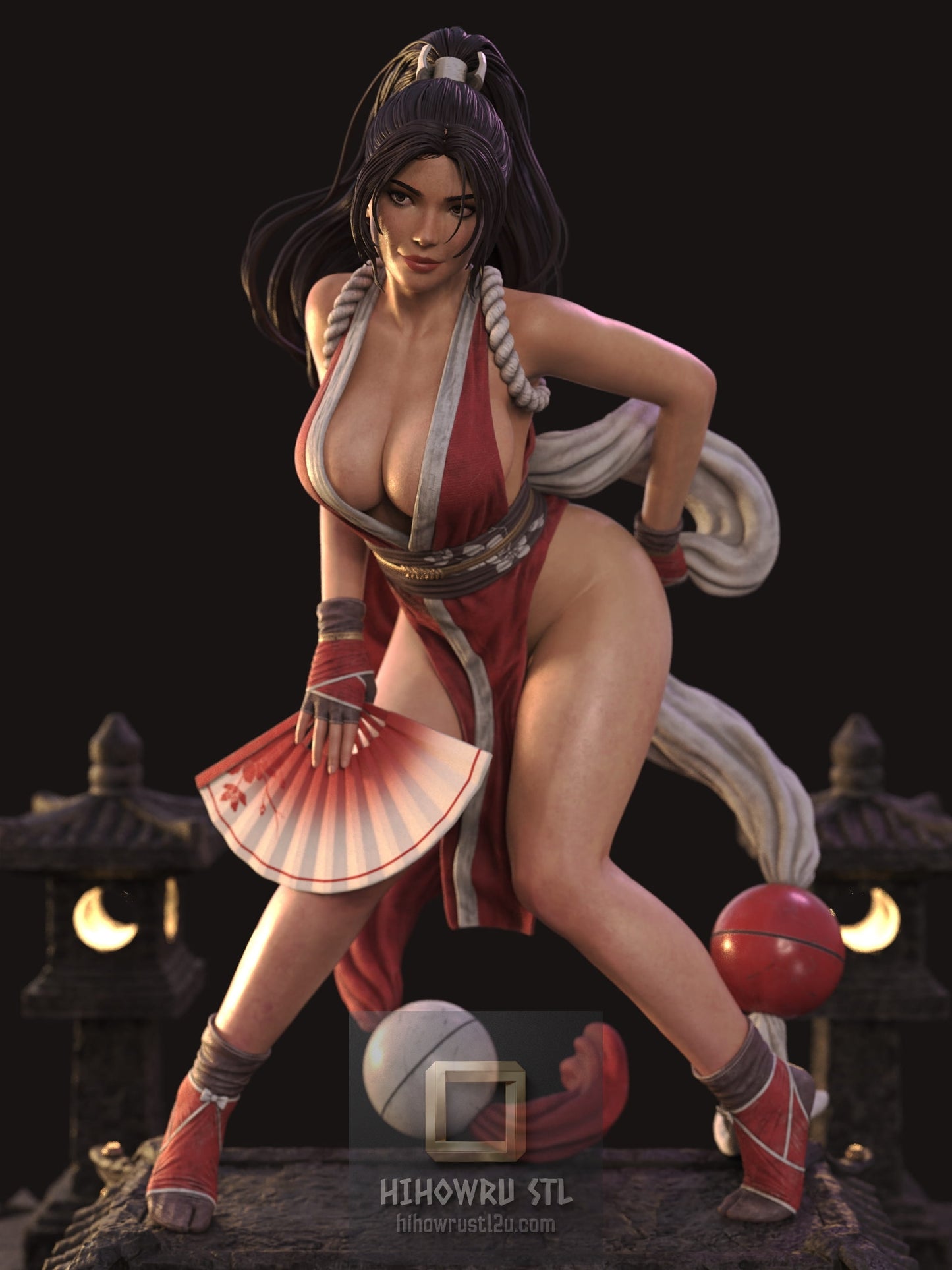 5468 Mai Shiranui - King of Fighters - STL 3D Print Files