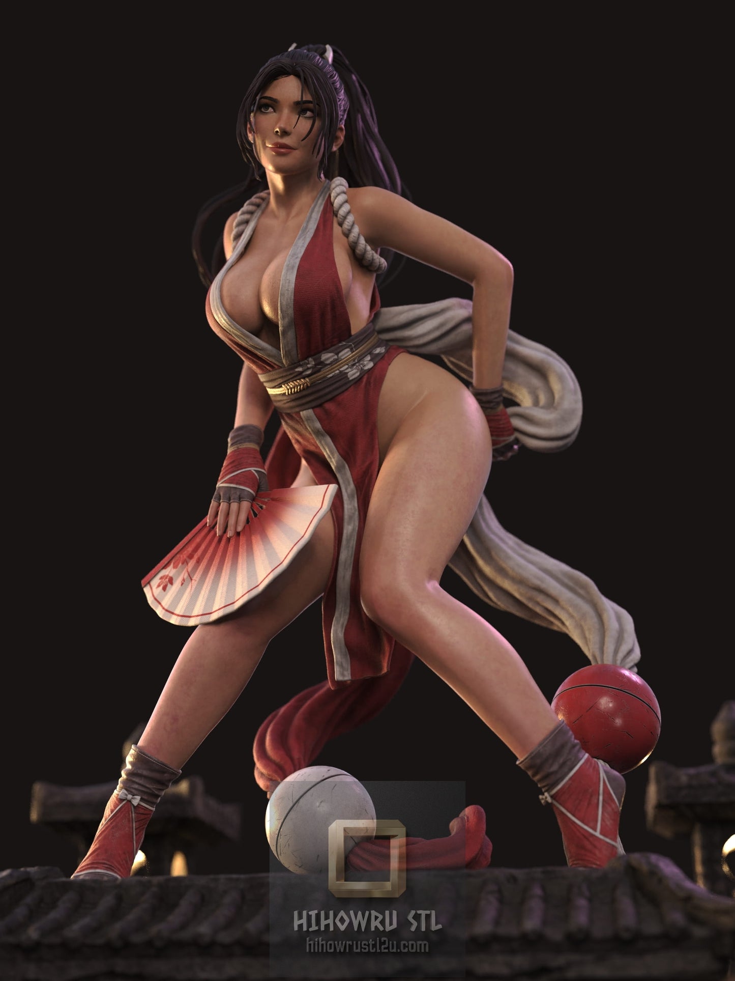 5468 Mai Shiranui - King of Fighters - STL 3D Print Files