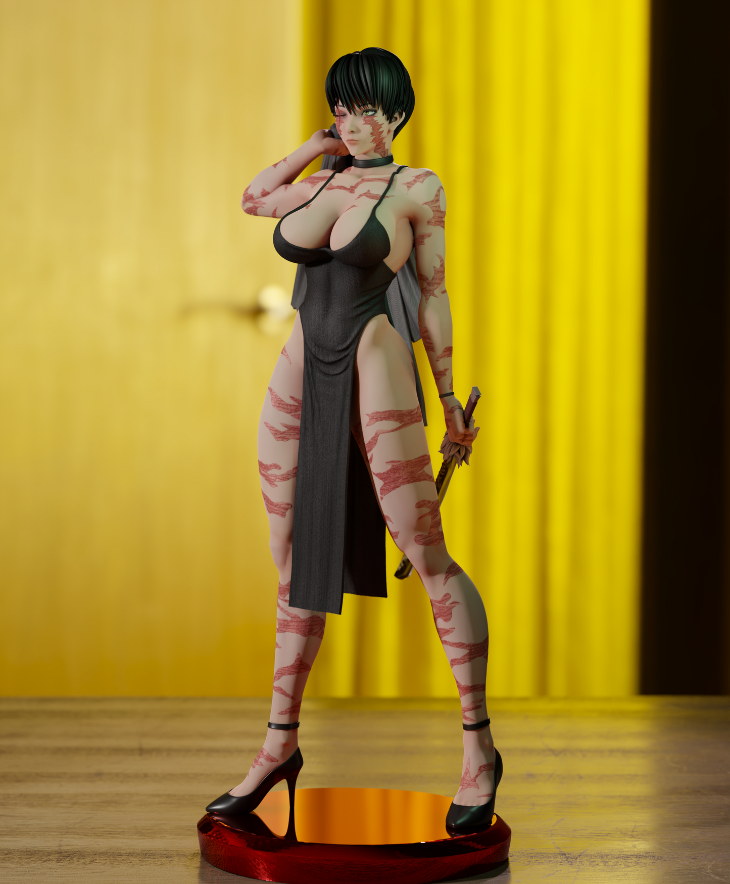 1906 Maki Zenin NSFW - Jujutsu Kaisen - STL 3D Print Files