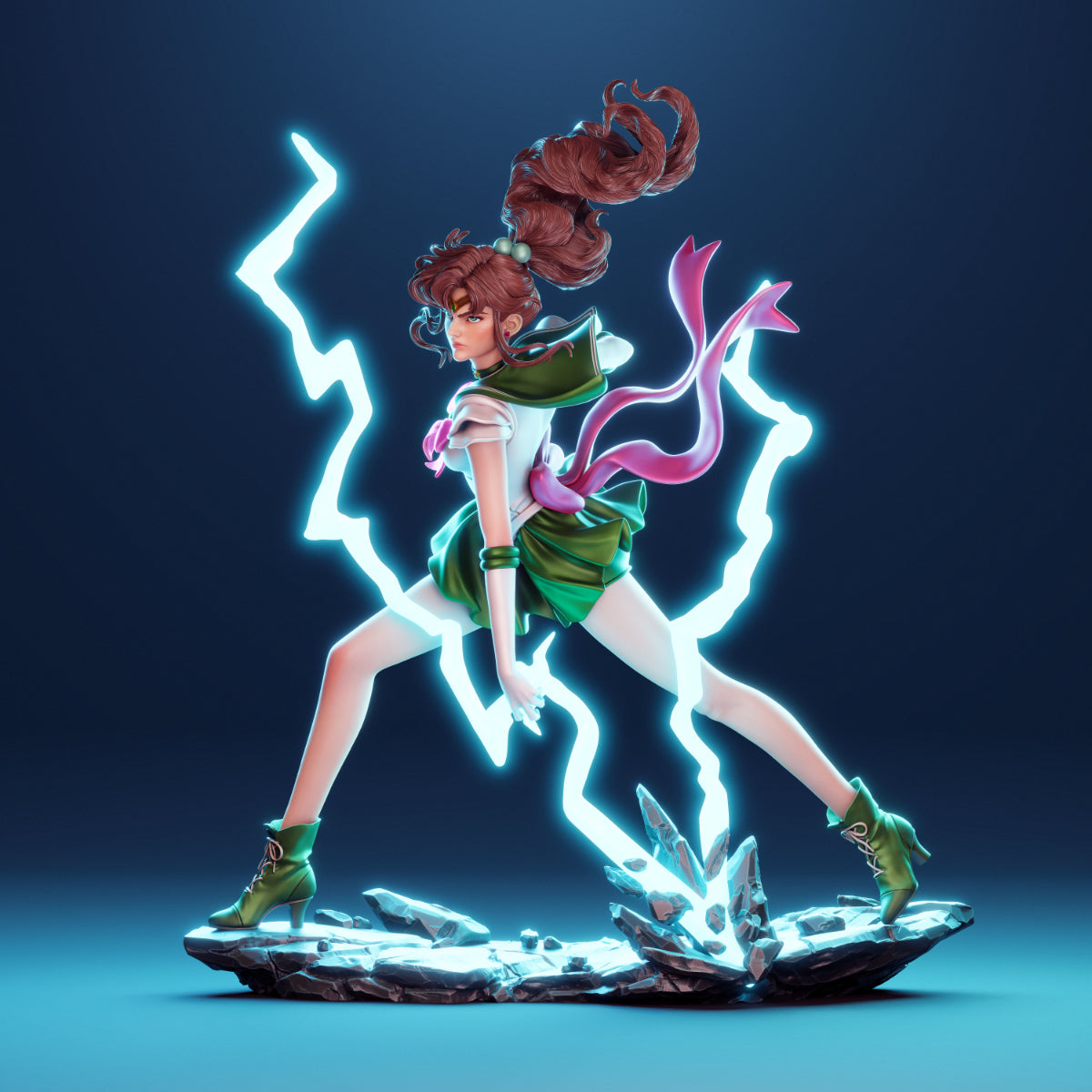 4066 Sailor Jupiter - Sailor Moon - STL 3D Print Files