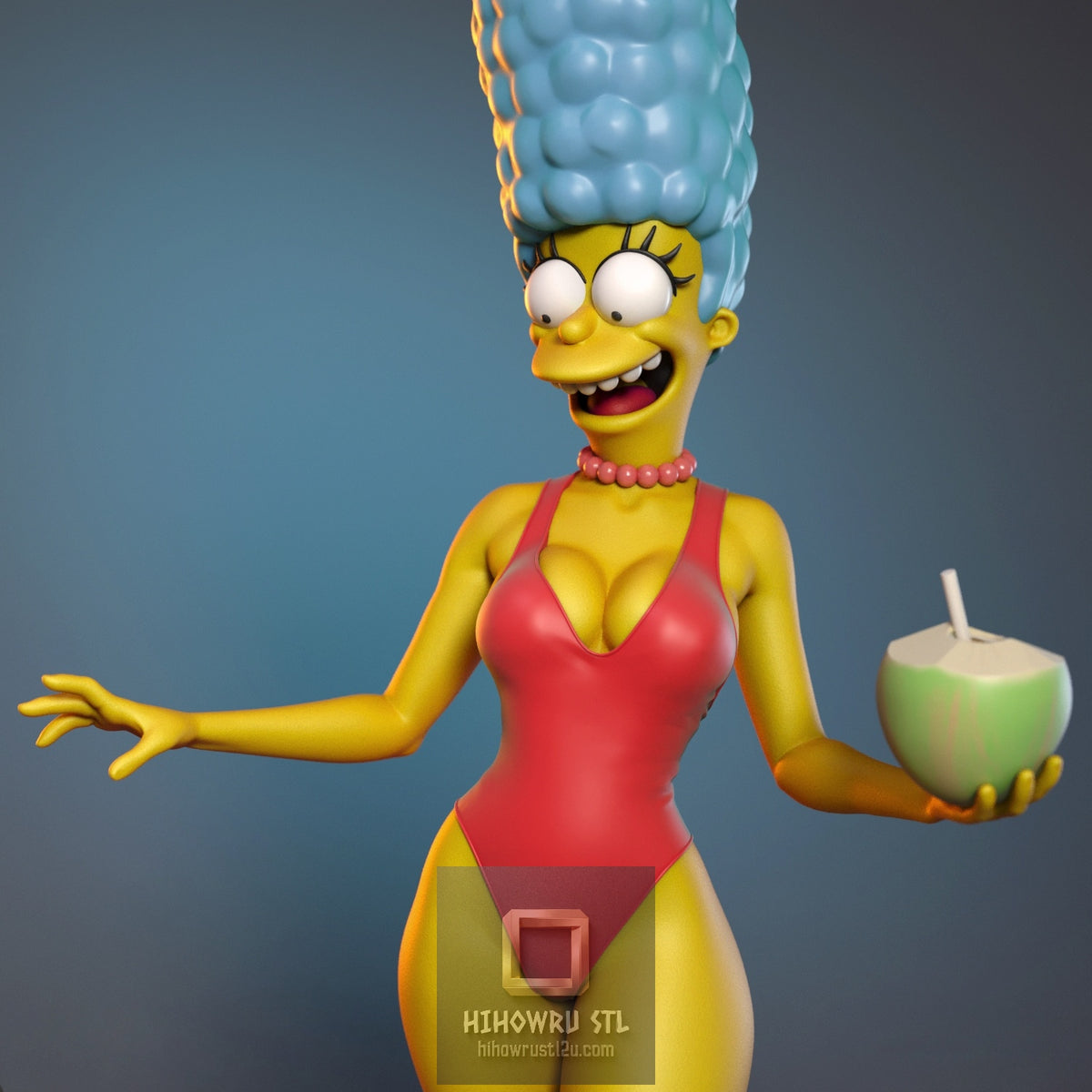 5625 Marge Simpson And Maude Flanders NSFW - Simpsons - STL 3D Print Files