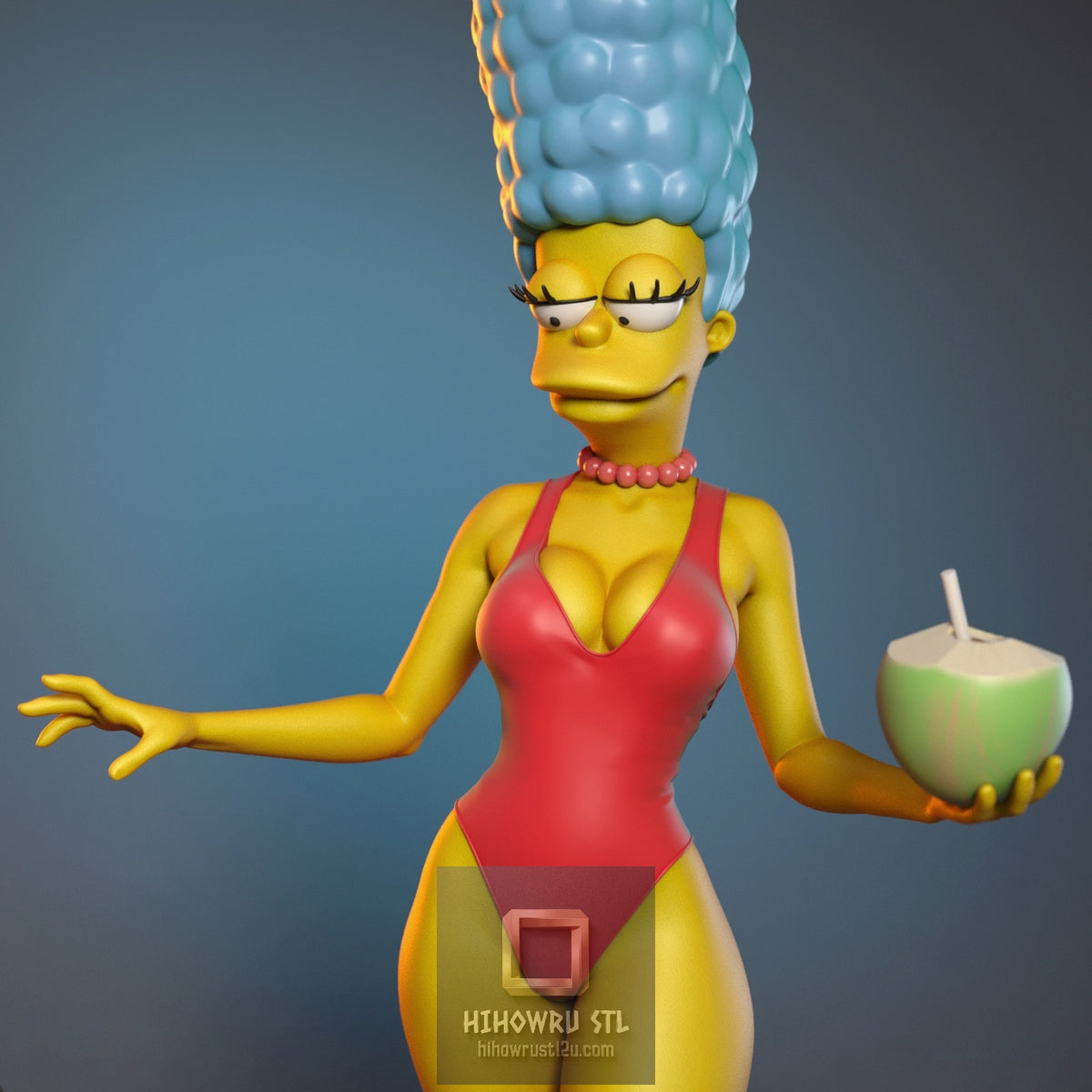 5625 Marge Simpson And Maude Flanders NSFW - Simpsons - STL 3D Print Files