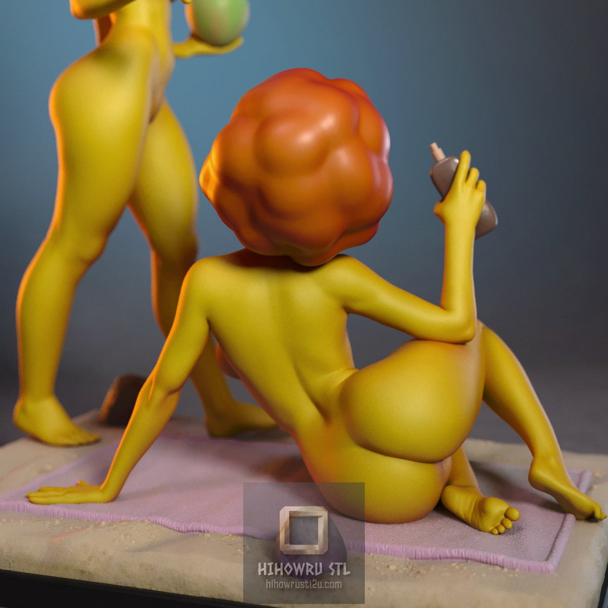 5625 Marge Simpson And Maude Flanders NSFW - Simpsons - STL 3D Print Files