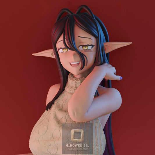 5317 Mariabell NSFW - Yandere Dark Elf - STL 3D Print Files