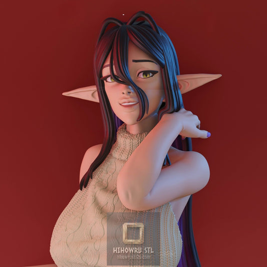 5317 Mariabell NSFW - Yandere Dark Elf - STL 3D Print Files