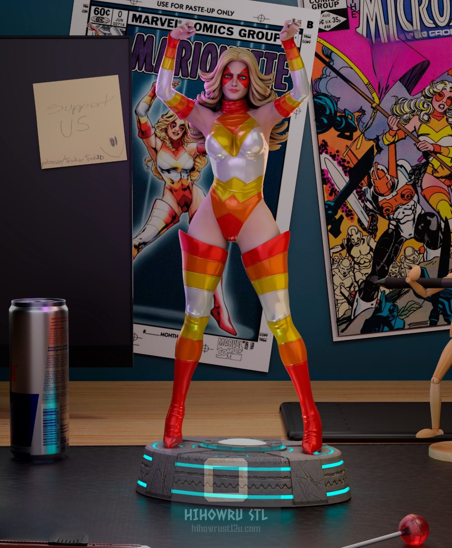 4816 Mari - Marvel Comics - STL 3D Print Files