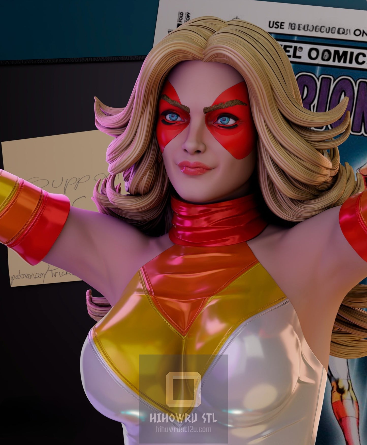 4816 Mari - Marvel Comics - STL 3D Print Files