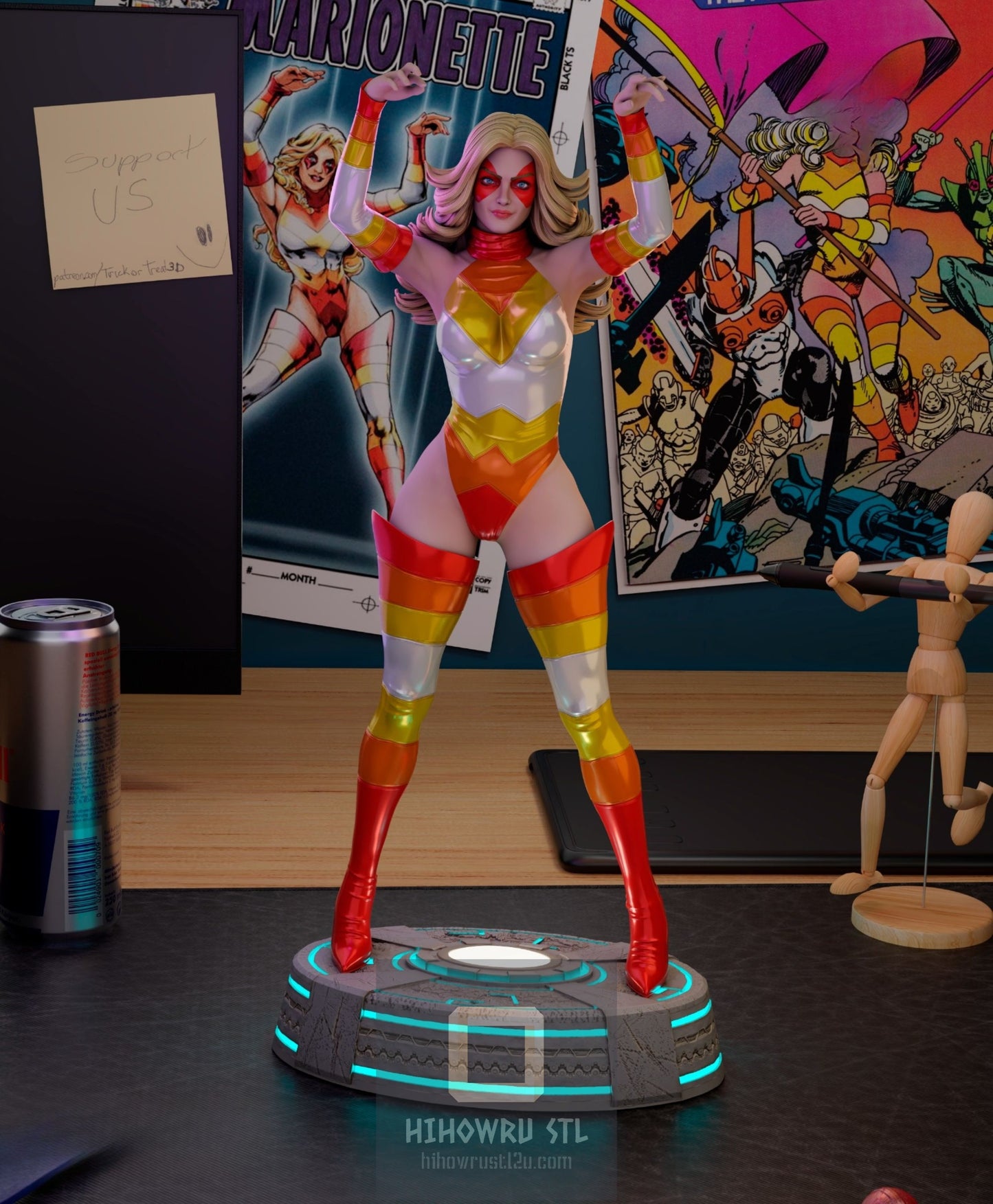 4816 Mari - Marvel Comics - STL 3D Print Files