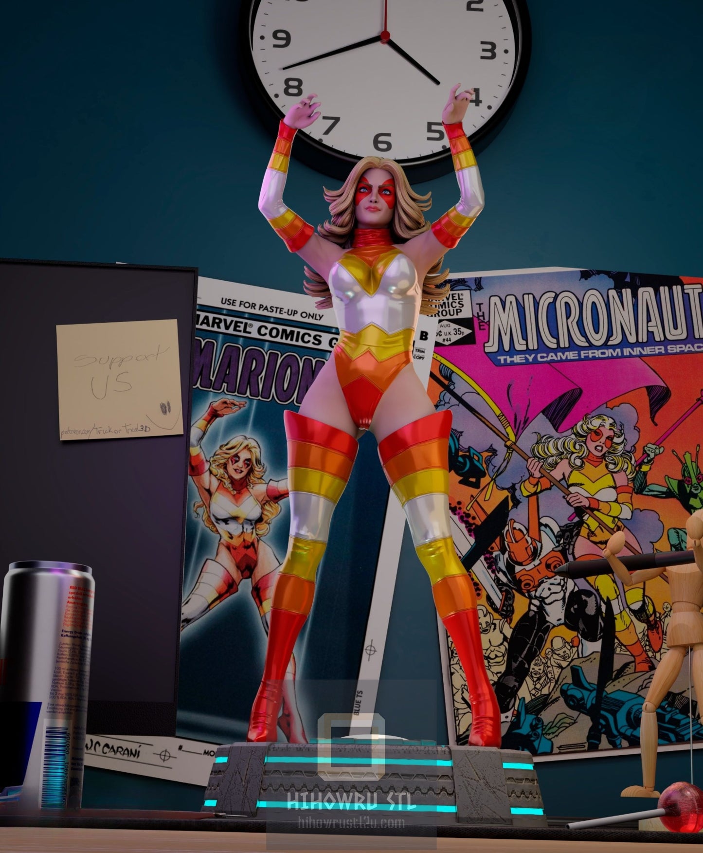 4816 Mari - Marvel Comics - STL 3D Print Files
