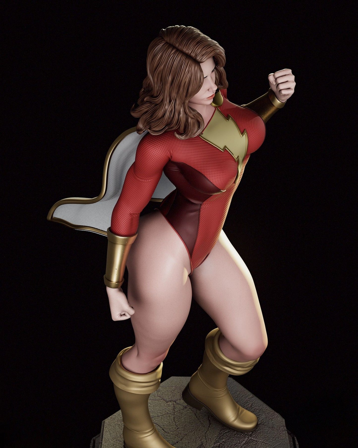 3844 Mary Marvel NSFW - DC Comics - STL 3D Print Files