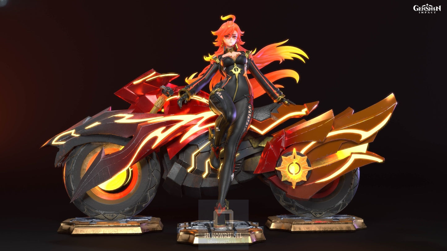 4662 Mavuika - Genshin Impact - STL 3D Print Files