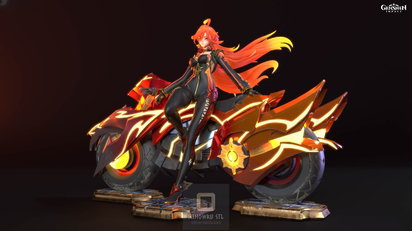 4662 Mavuika - Genshin Impact - STL 3D Print Files