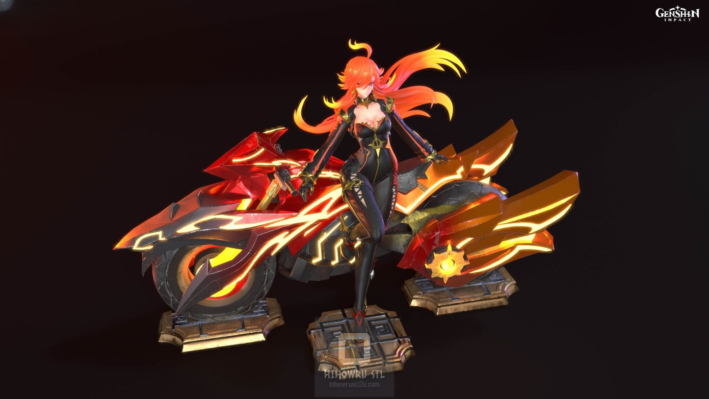 4662 Mavuika - Genshin Impact - STL 3D Print Files