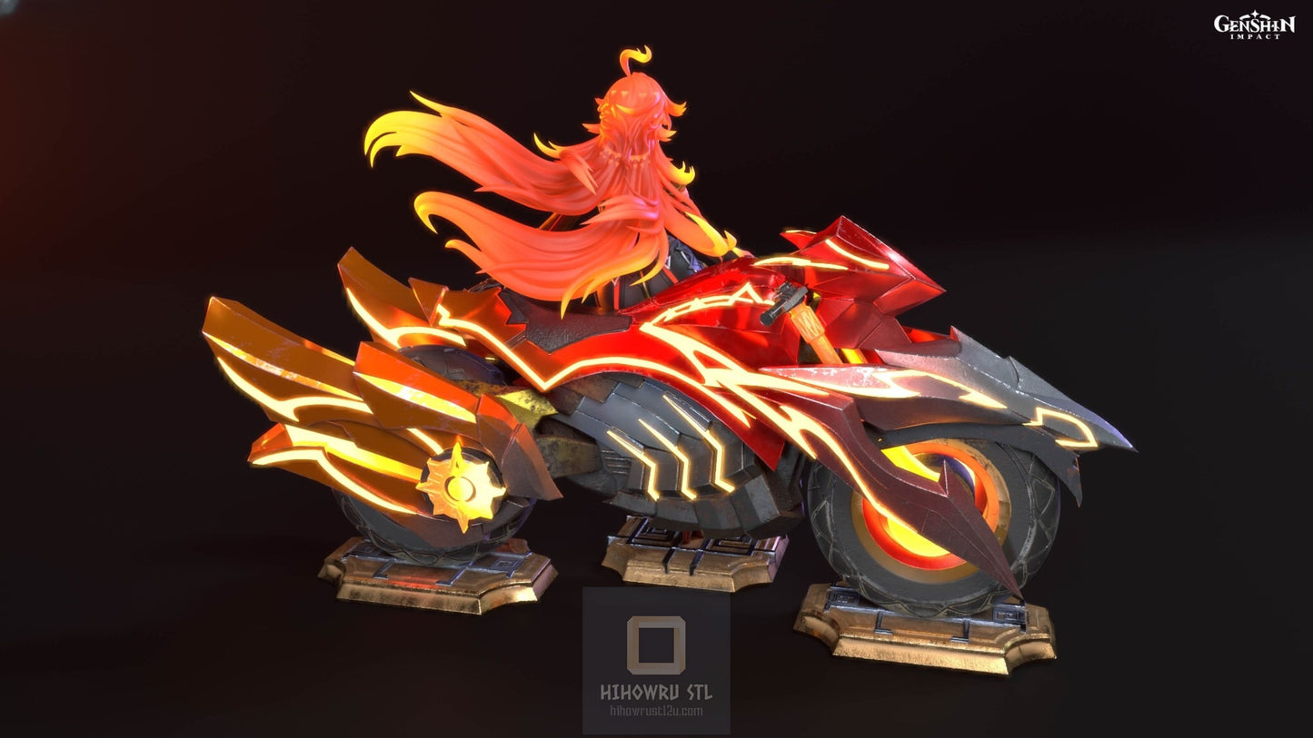 4662 Mavuika - Genshin Impact - STL 3D Print Files