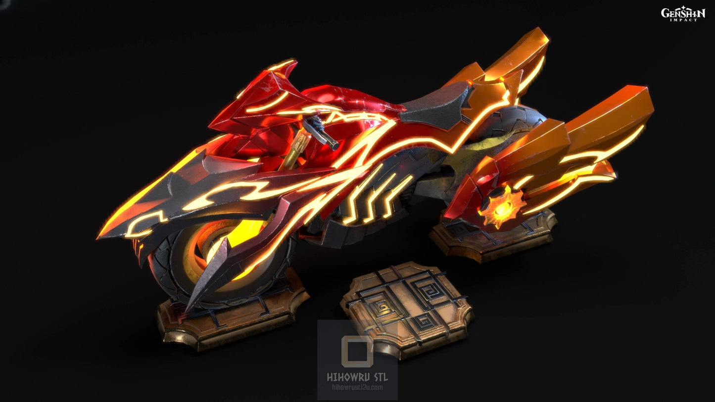 4662 Mavuika - Genshin Impact - STL 3D Print Files