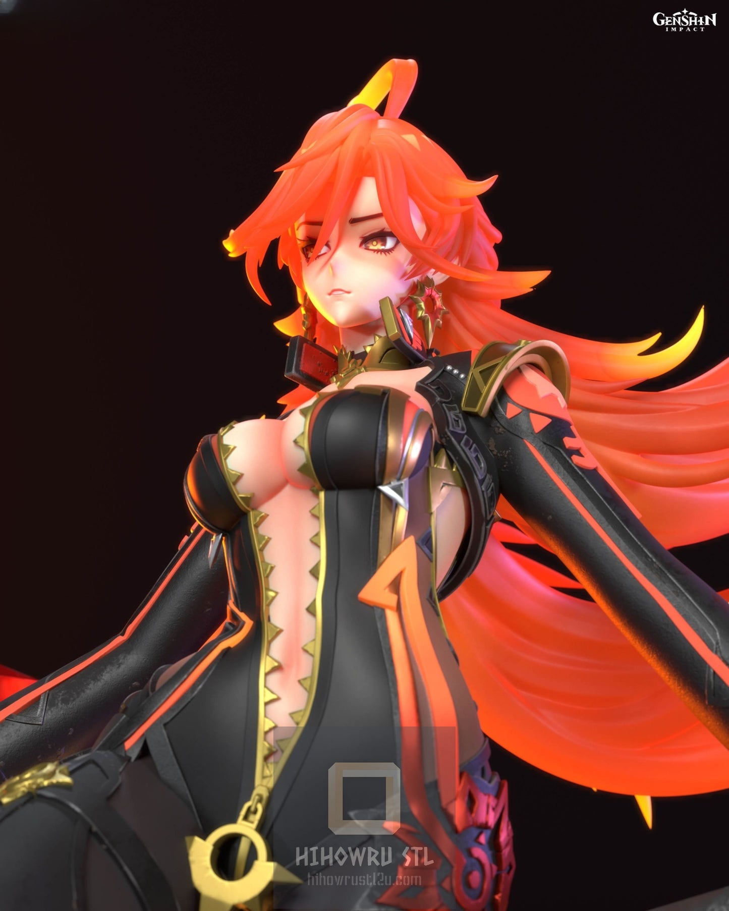 4662 Mavuika - Genshin Impact - STL 3D Print Files
