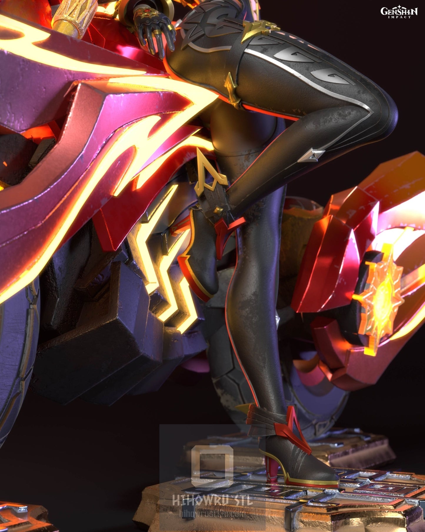 4662 Mavuika - Genshin Impact - STL 3D Print Files