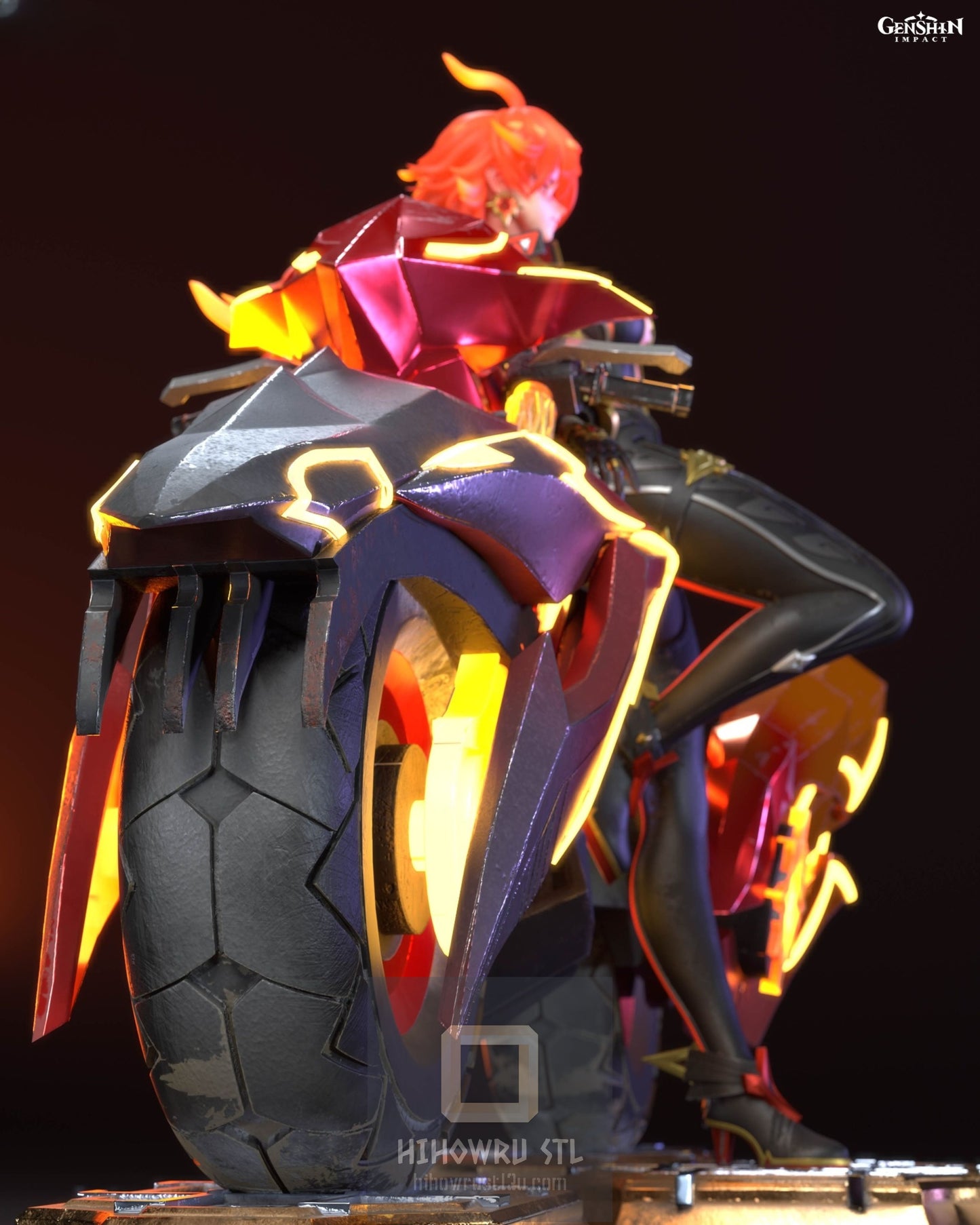 4662 Mavuika - Genshin Impact - STL 3D Print Files