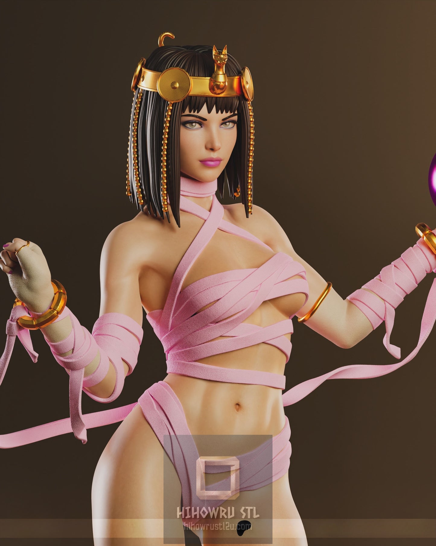 5467 Menat - Street Fighter - STL 3D Print Files