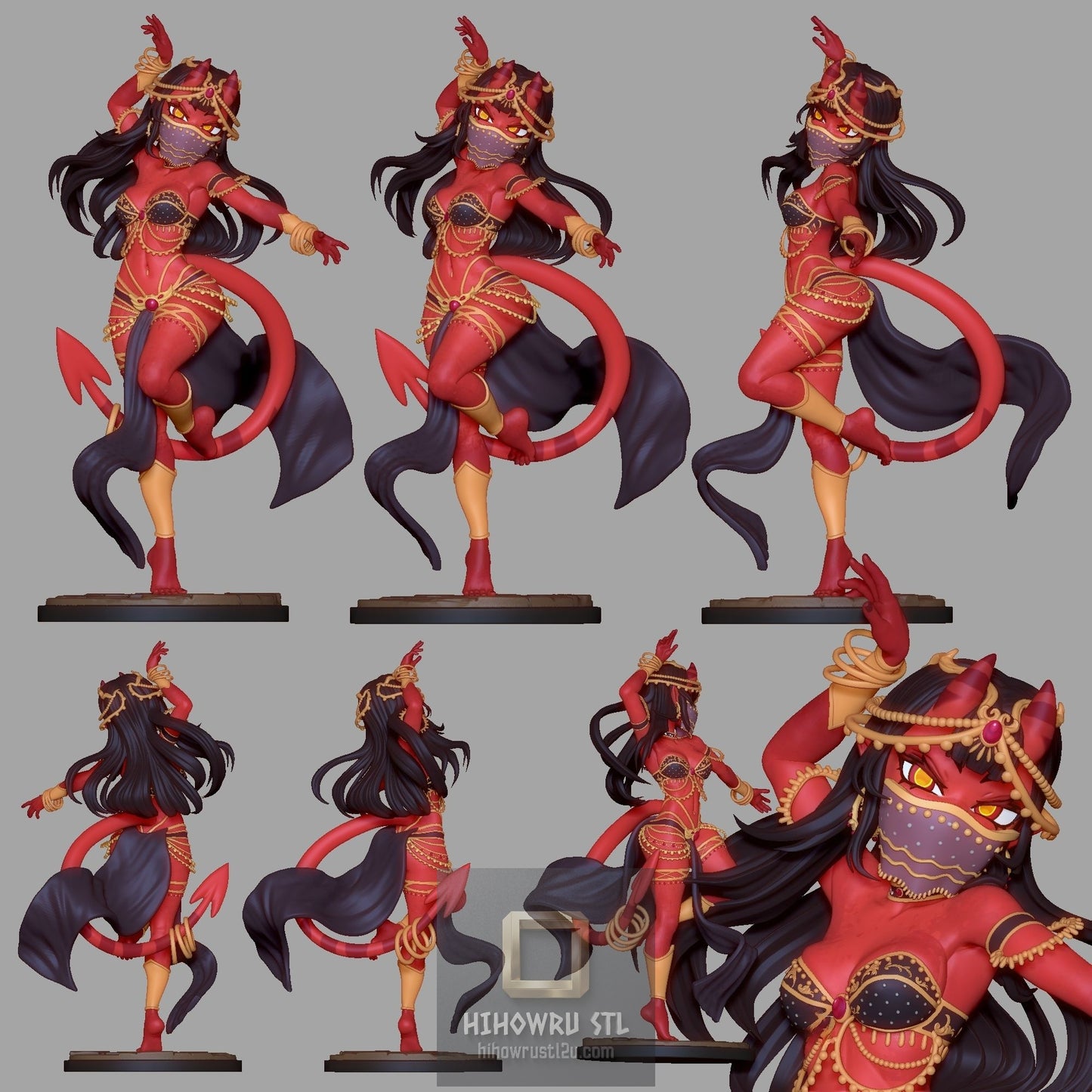 5155 Meru The Succubus NSFW - STL 3D Print Files