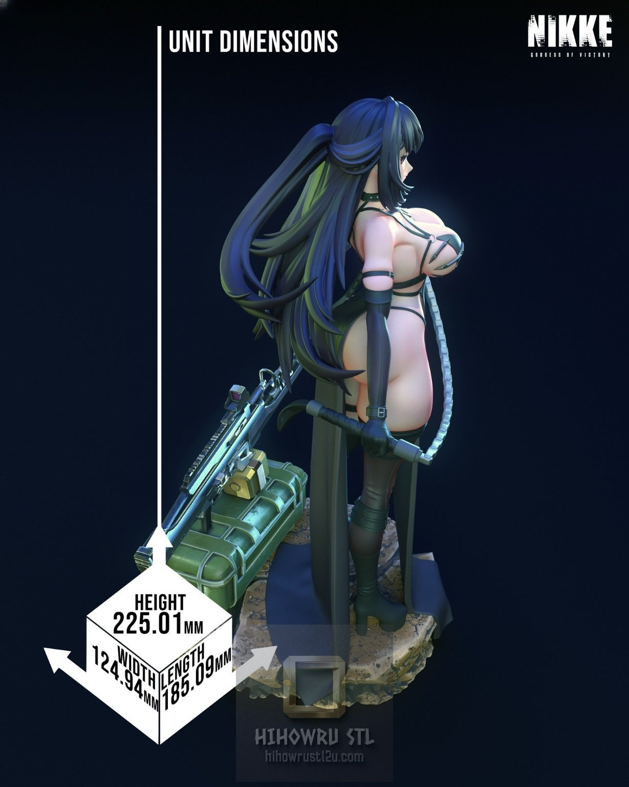 4919 Mihara - Nikke Goddess of Victory - STL 3D Print Files