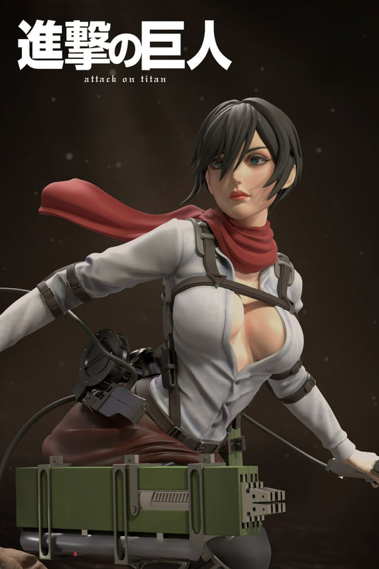 3812 Mikasa Ackerman - Attack on Titan - STL 3D Print Files