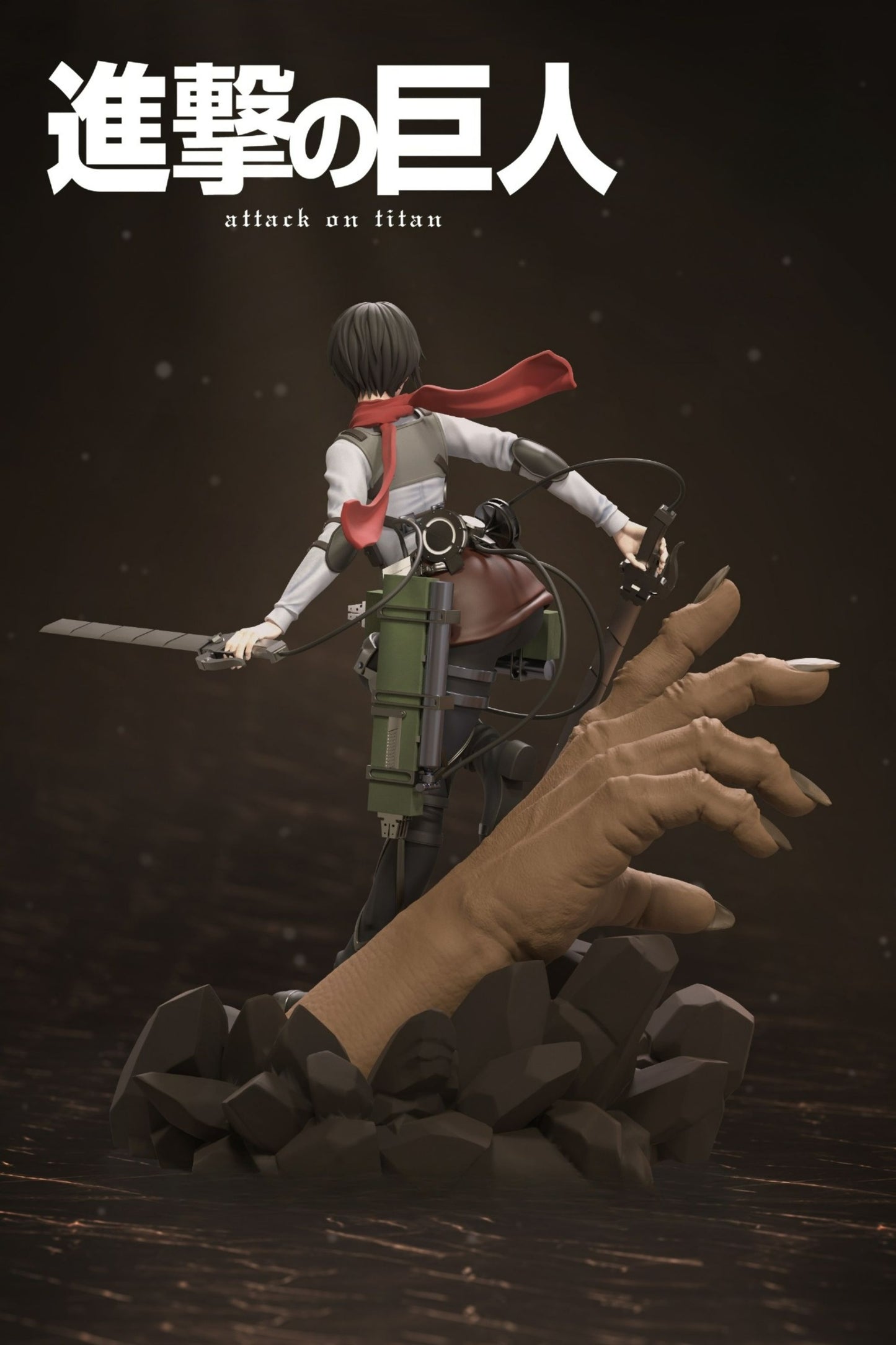 3812 Mikasa Ackerman - Attack on Titan - STL 3D Print Files