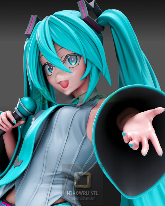 5029 Hatsune Miku NSFW - Vocaloid - STL 3D Print Files