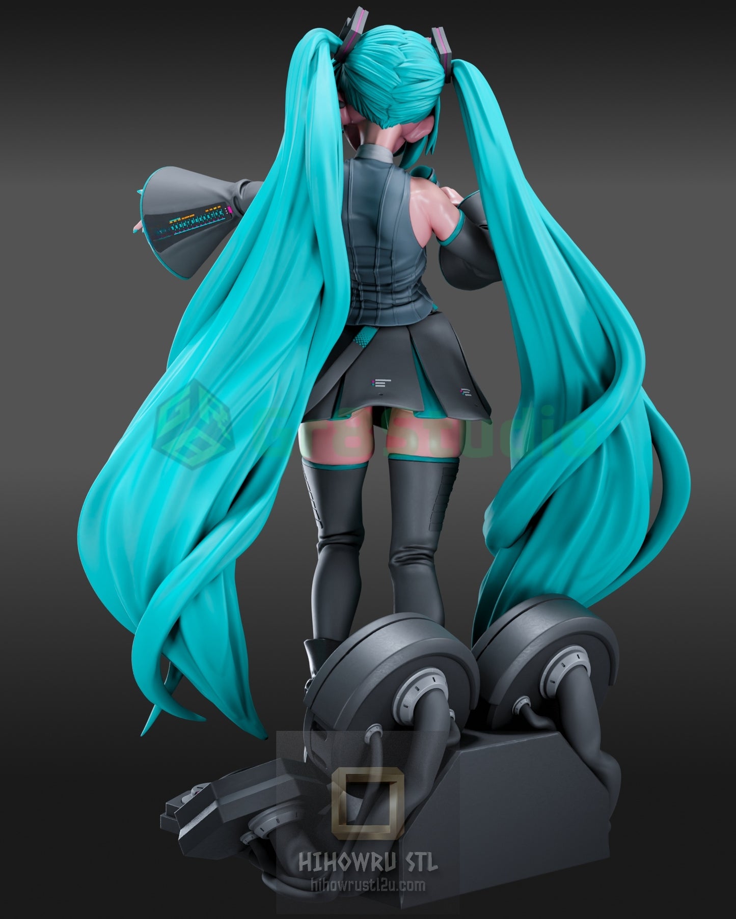 5029 Hatsune Miku NSFW - Vocaloid - STL 3D Print Files