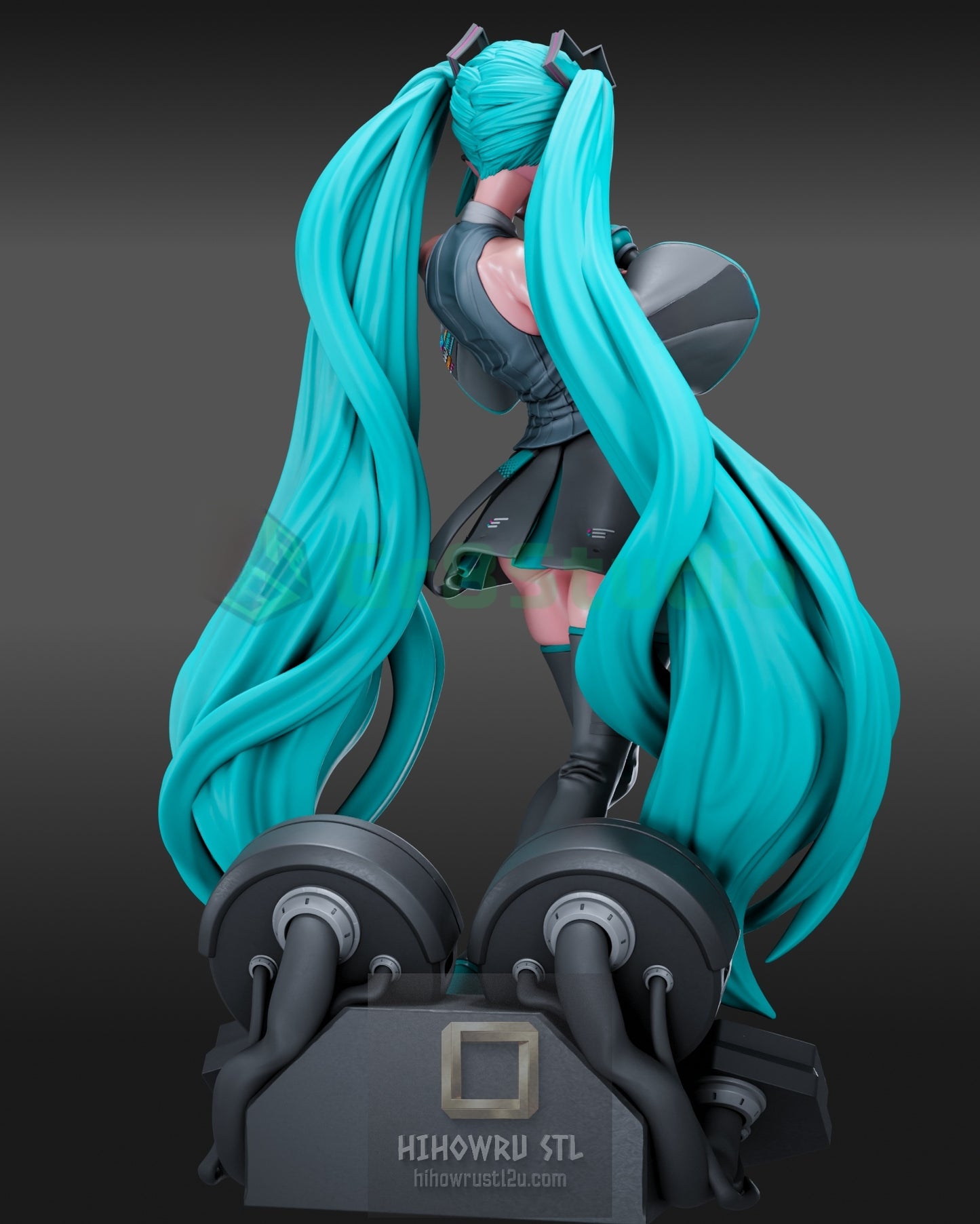 5029 Hatsune Miku NSFW - Vocaloid - STL 3D Print Files