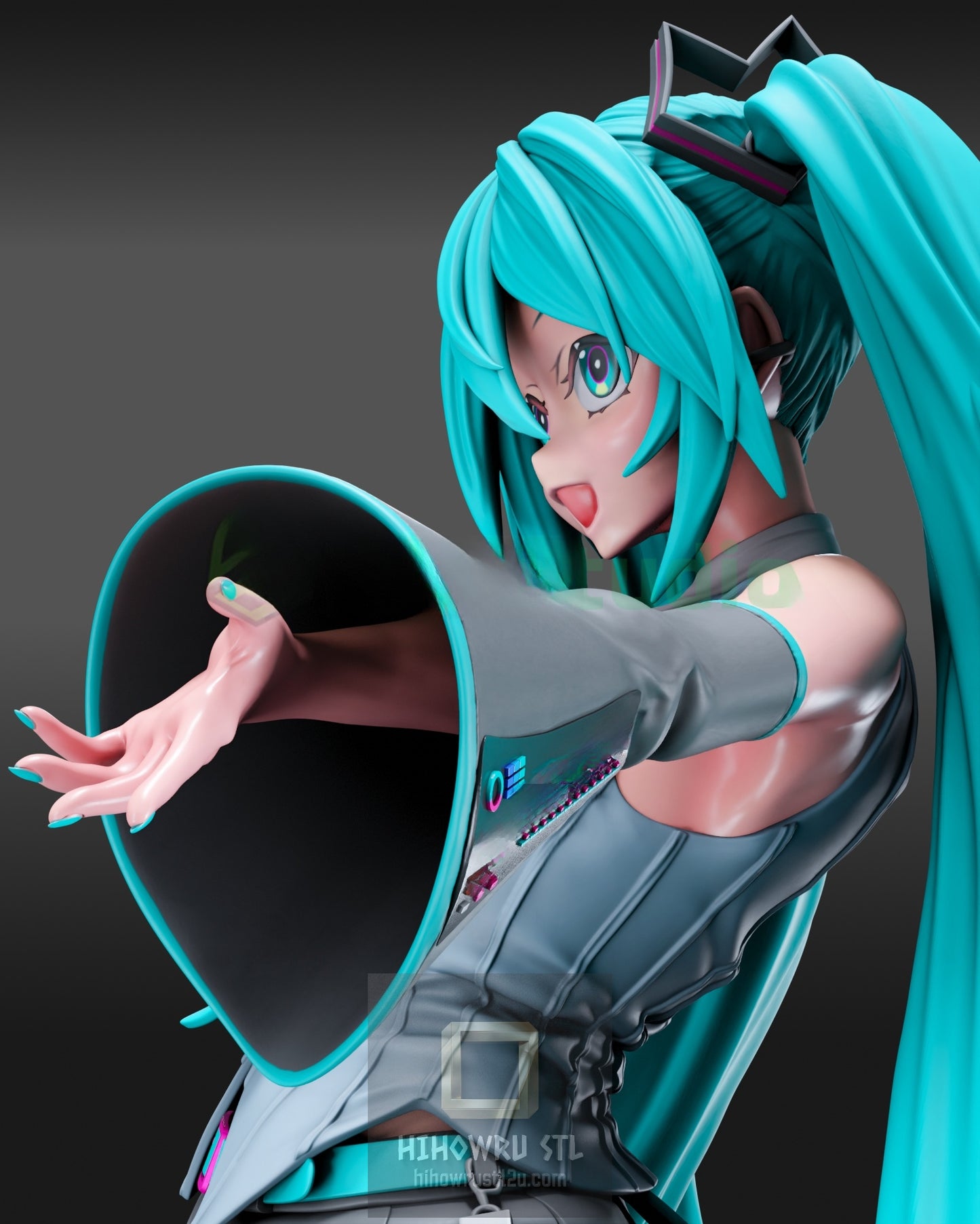 5029 Hatsune Miku NSFW - Vocaloid - STL 3D Print Files