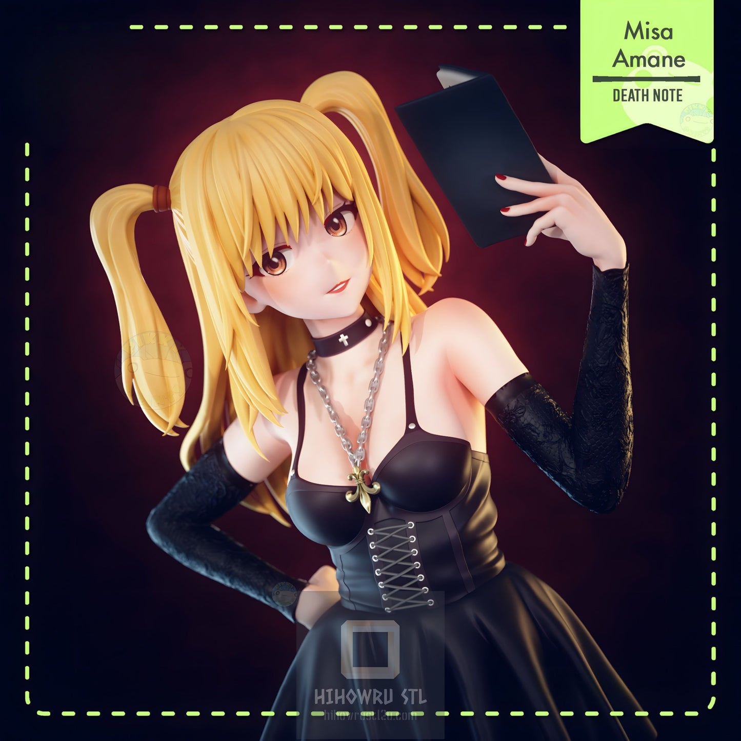 4798 Misa Amane - Death Note - STL 3D Print Files