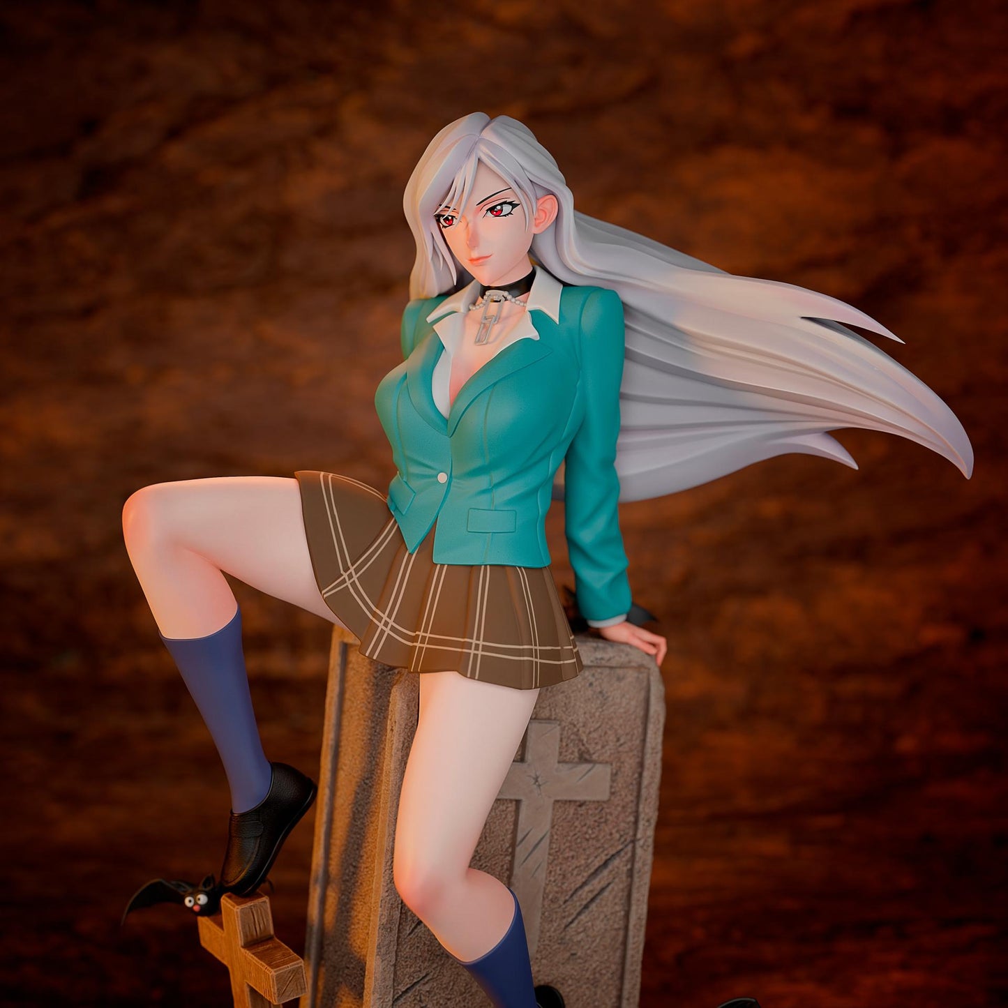 3372 Moka Akashiya NSFW - Rosario + Vampire - STL 3D Print Files