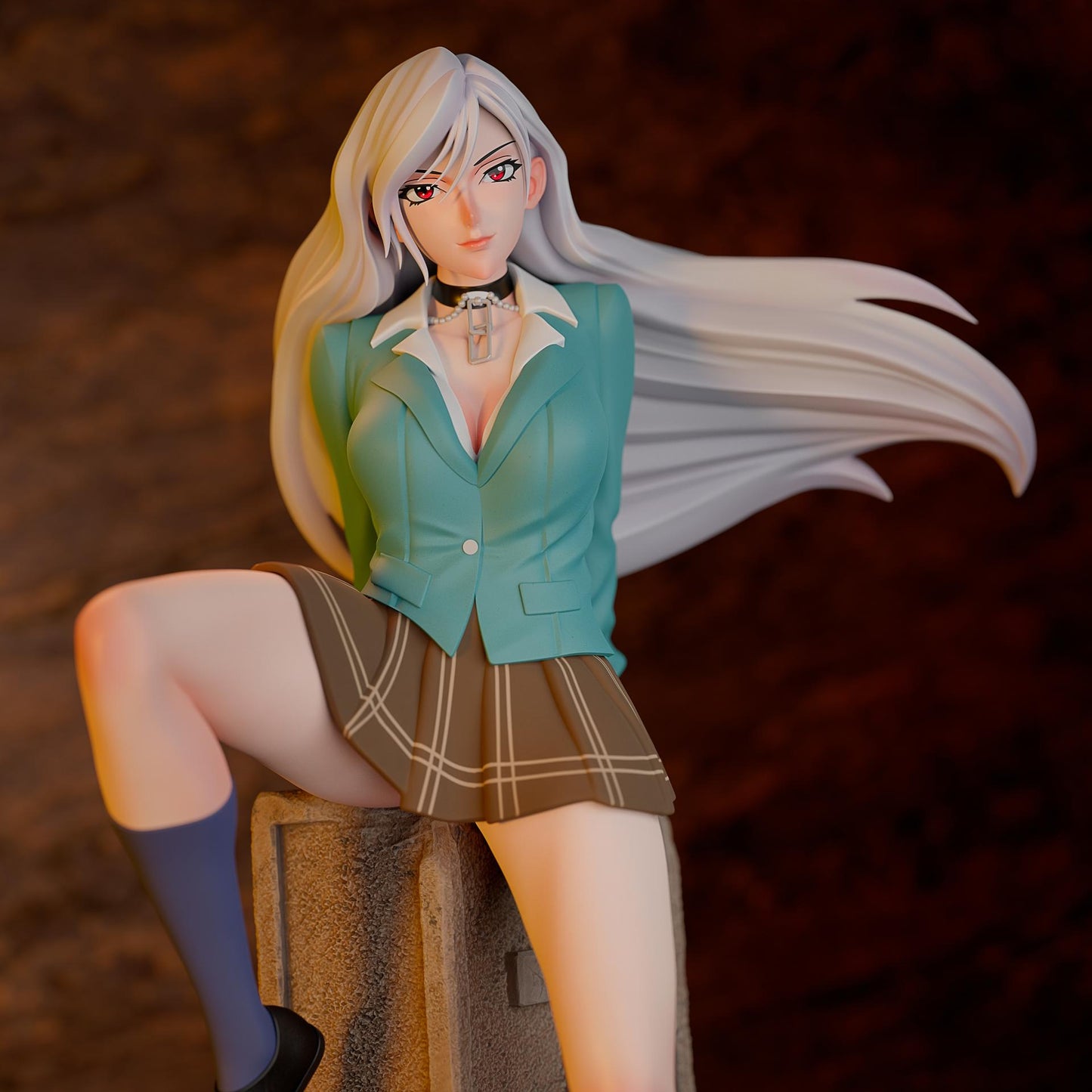 3372 Moka Akashiya NSFW - Rosario + Vampire - STL 3D Print Files