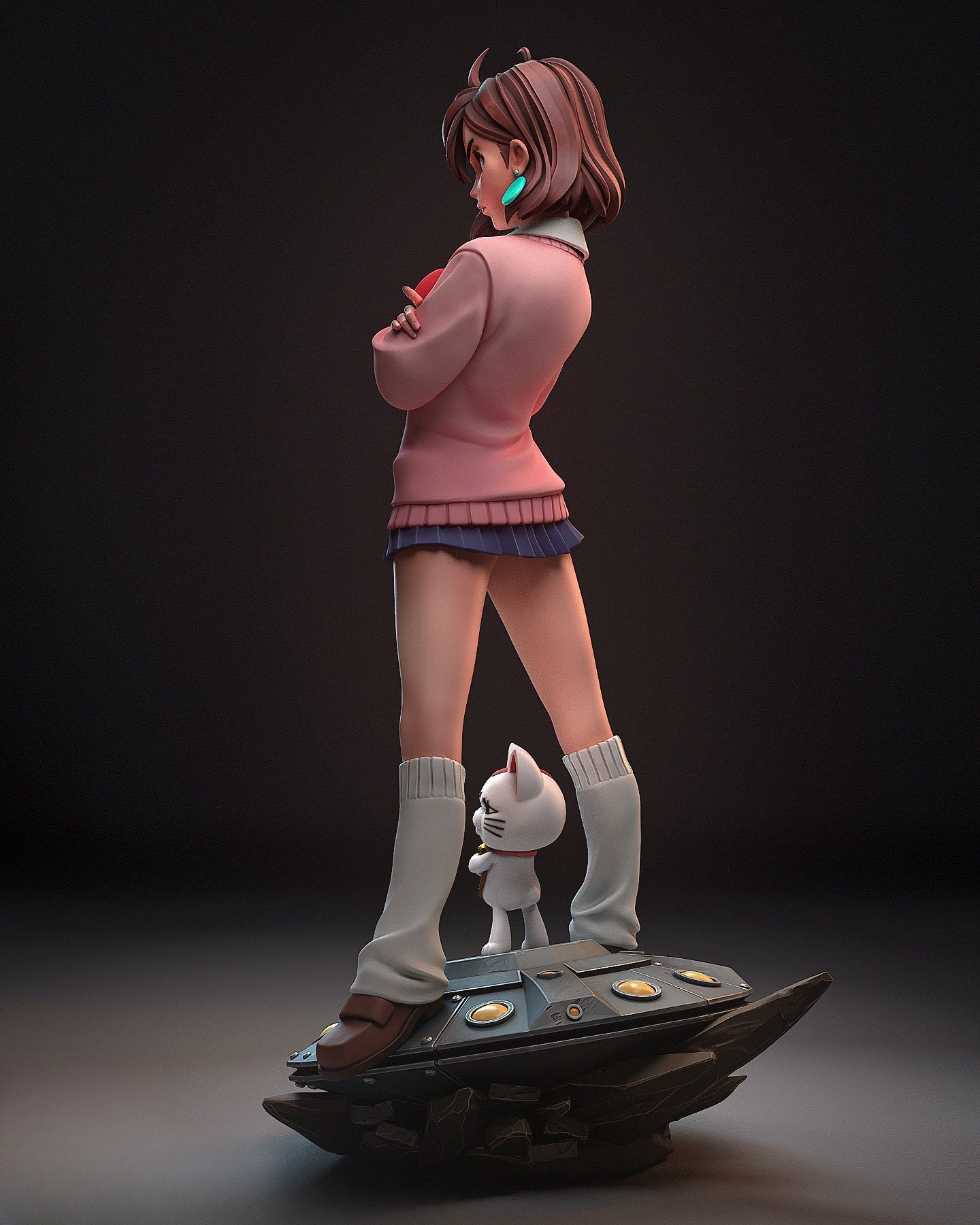 4264 Momo Ayase - Dandadan - STL 3D Print Files