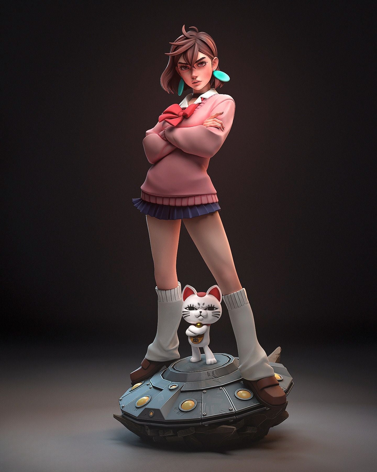 4264 Momo Ayase - Dandadan - STL 3D Print Files